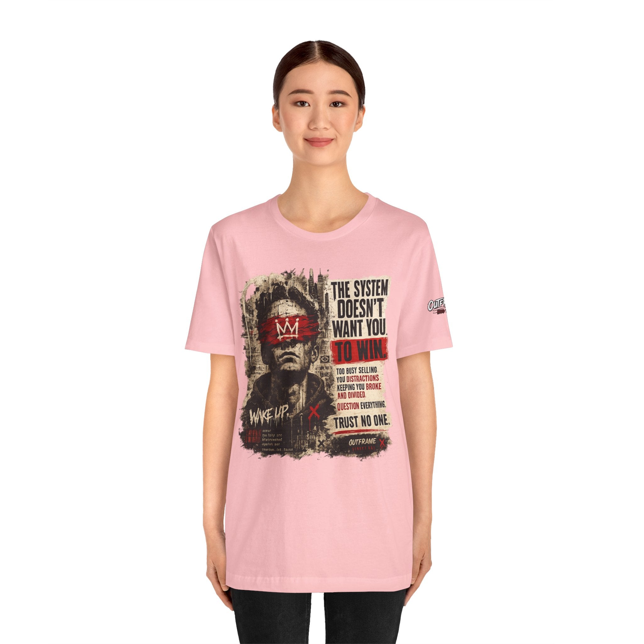 The System Doesn't Want You To Win – Hard Truths Premium Graphic T-Shirt