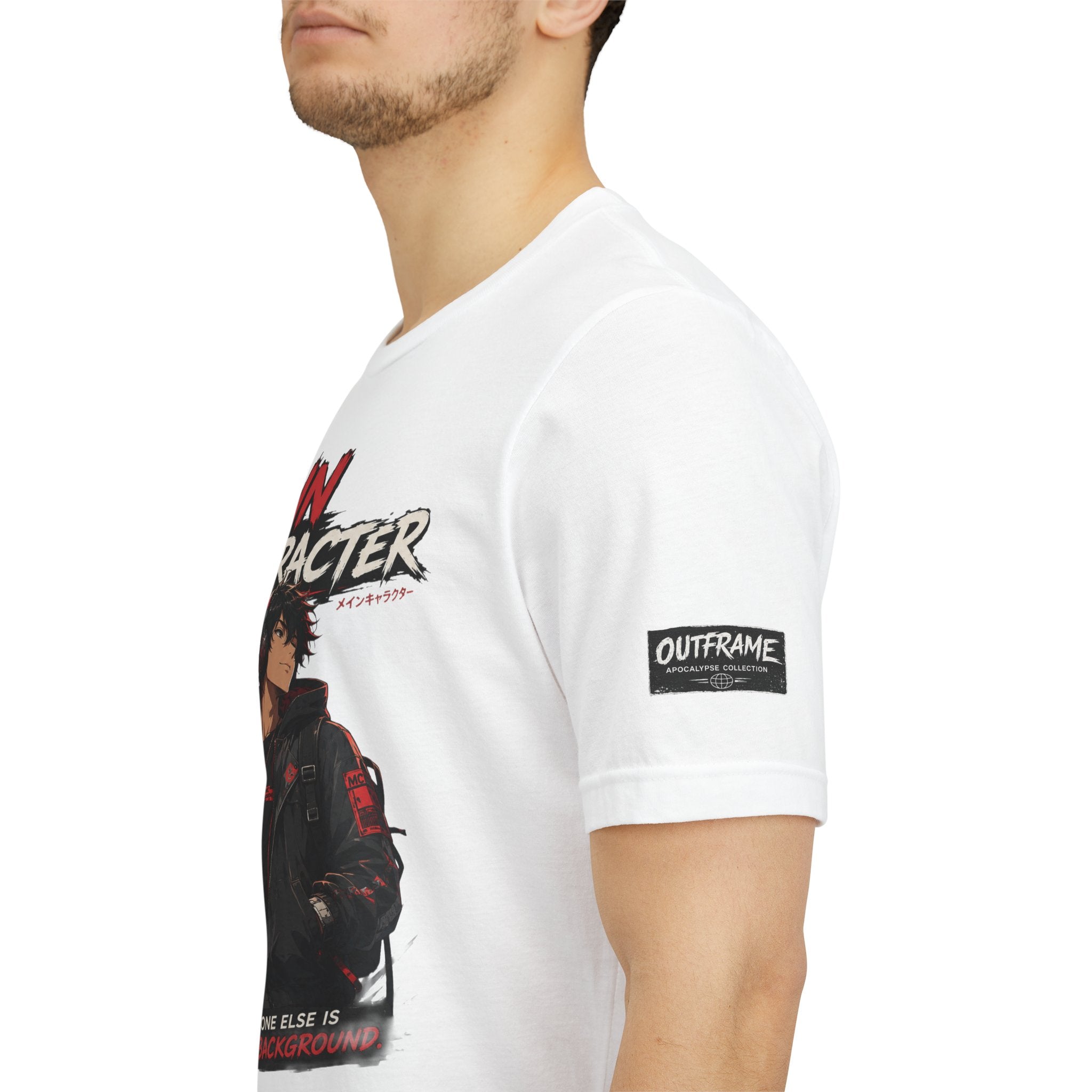 Main Character Graphic Tee — "Your Story Starts Here" Anime Streetwear
