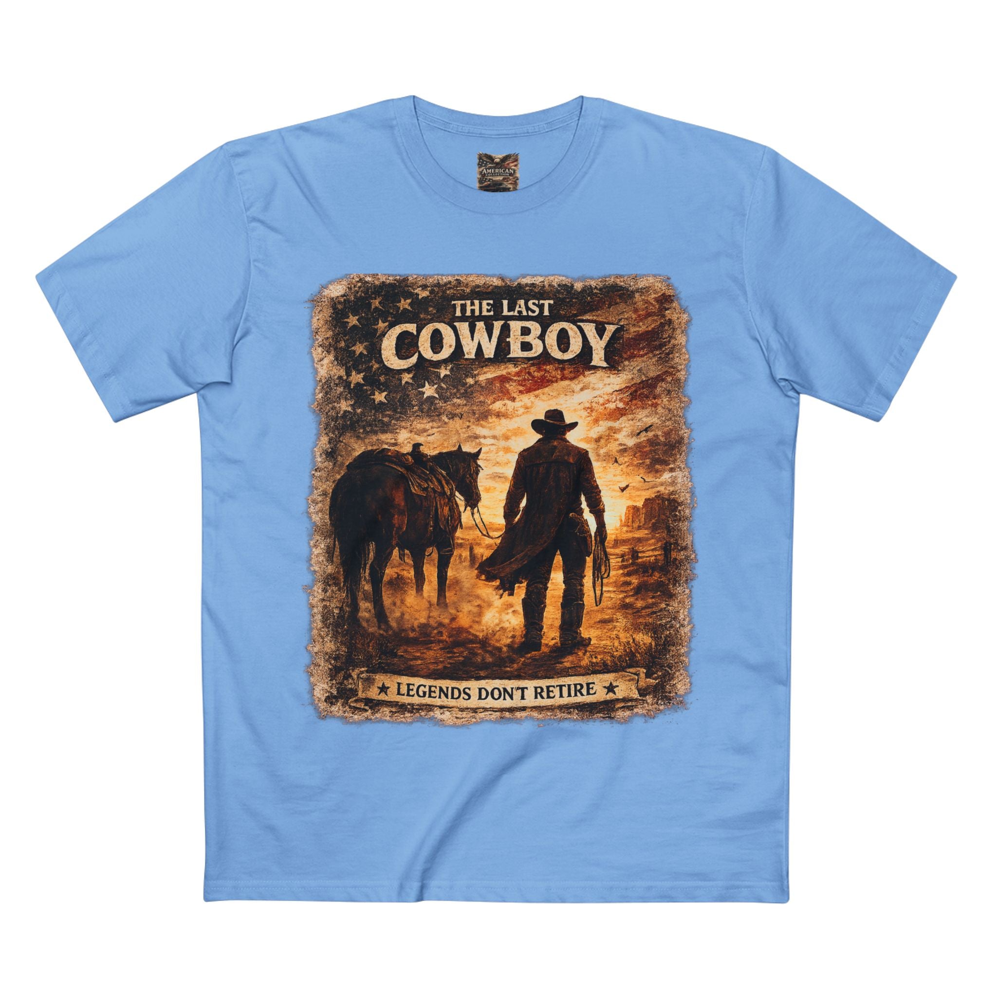 The Last Cowboy – Vintage Western Graphic T-Shirt | American Collection
