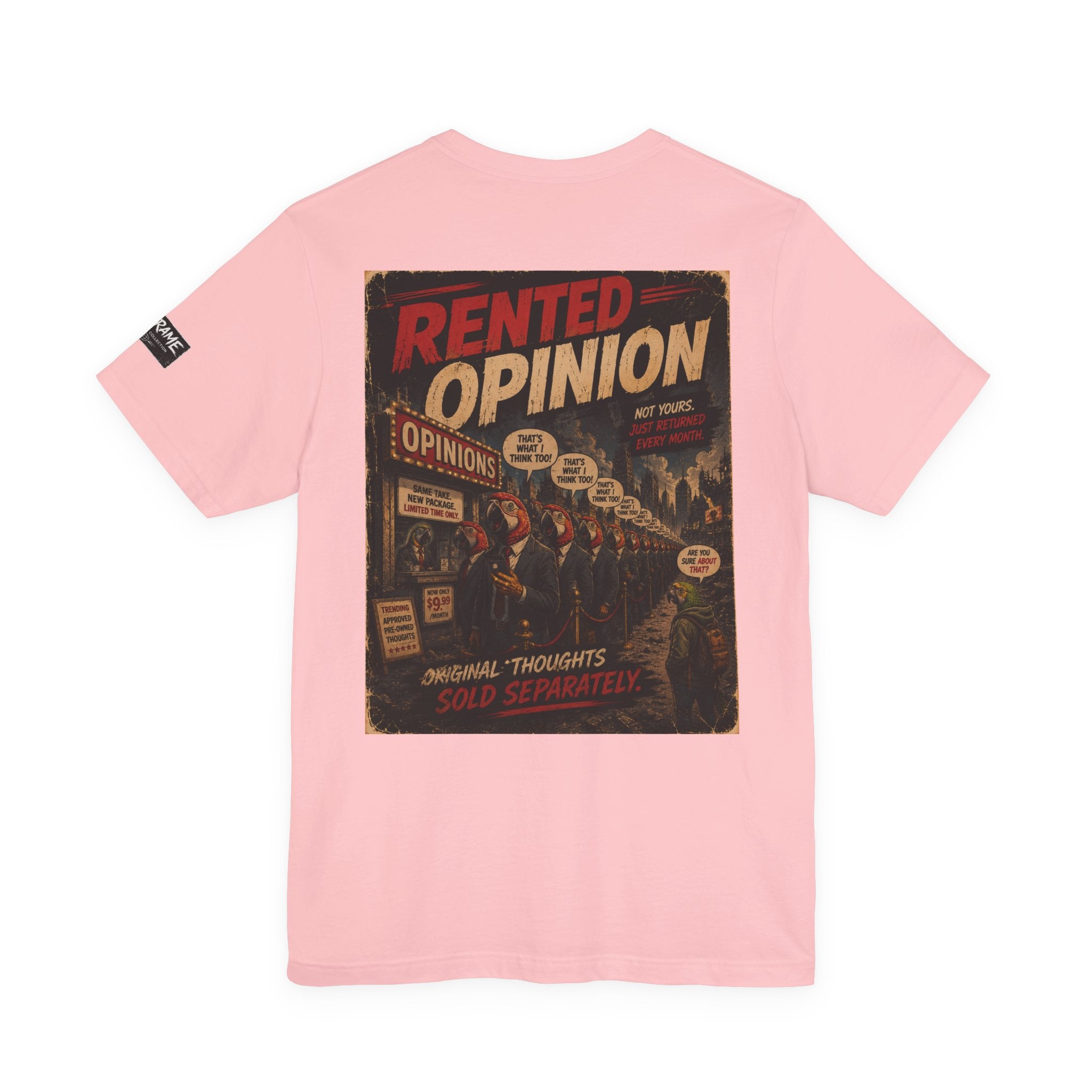 OUTFRAME™ RENTED OPINION | Retro Apocalypse Graphic T-Shirt | Vintage Social