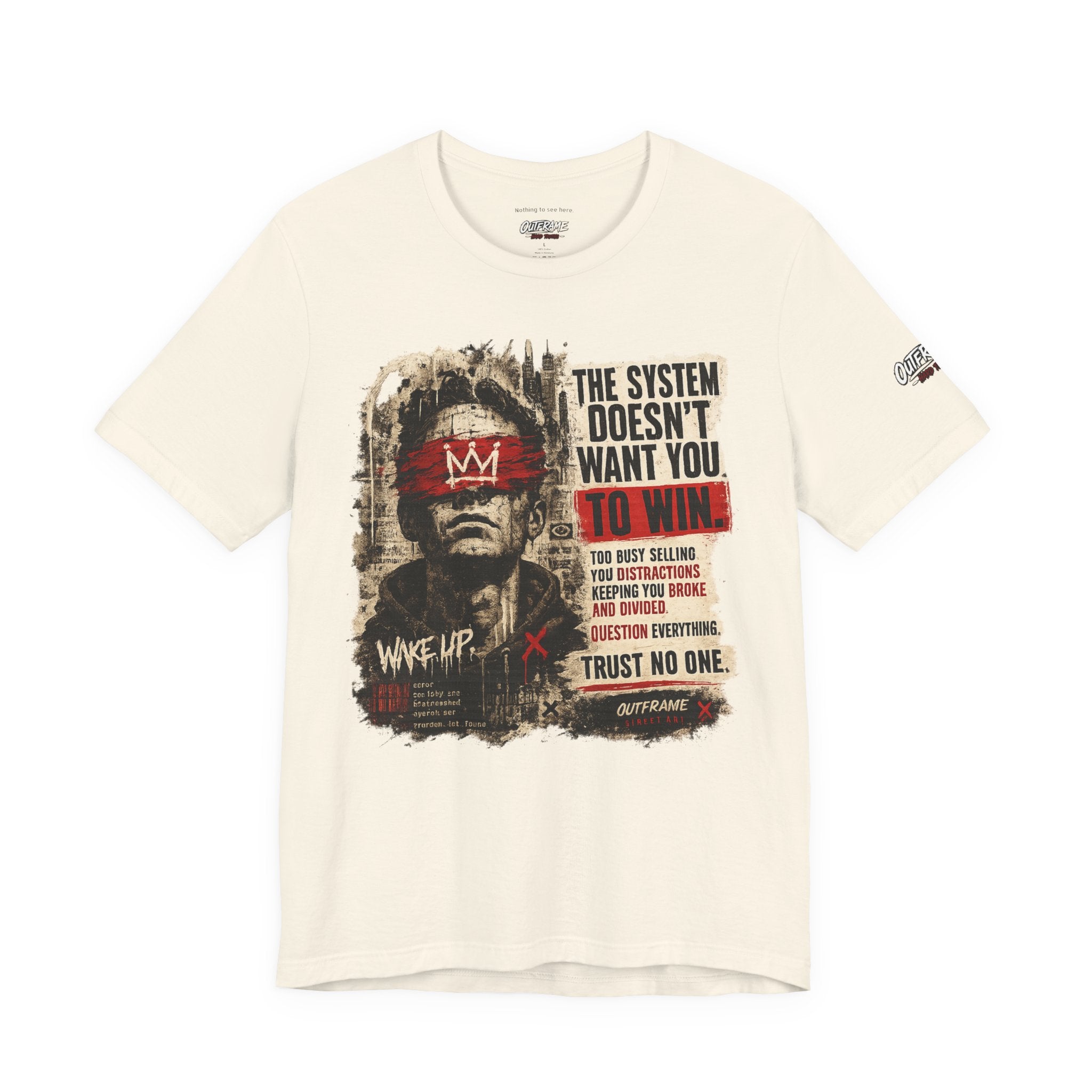 The System Doesn't Want You To Win – Hard Truths Premium Graphic T-Shirt