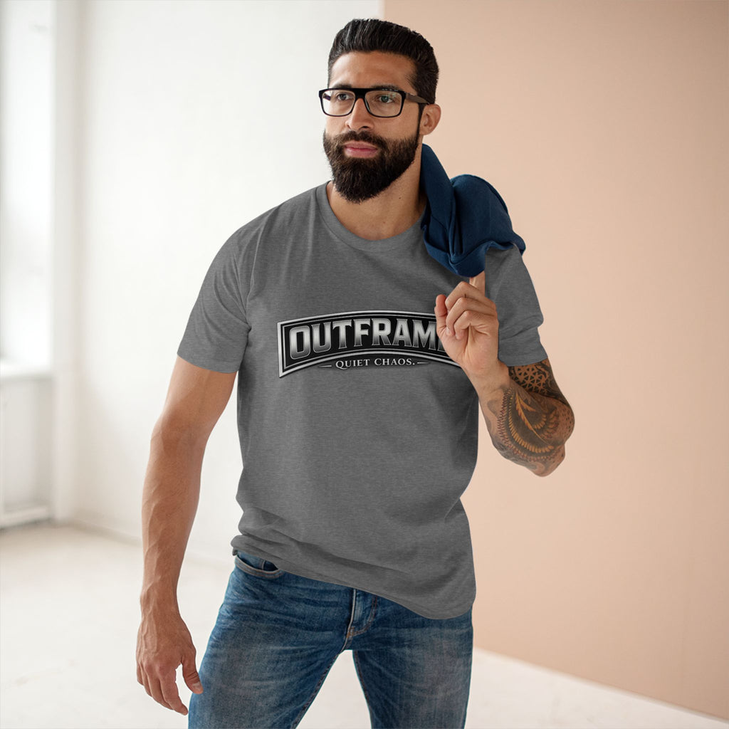 OUTFRAME® Quiet Chaos. | Premium Minimalist Statement T-Shirt | Essentials Collection
