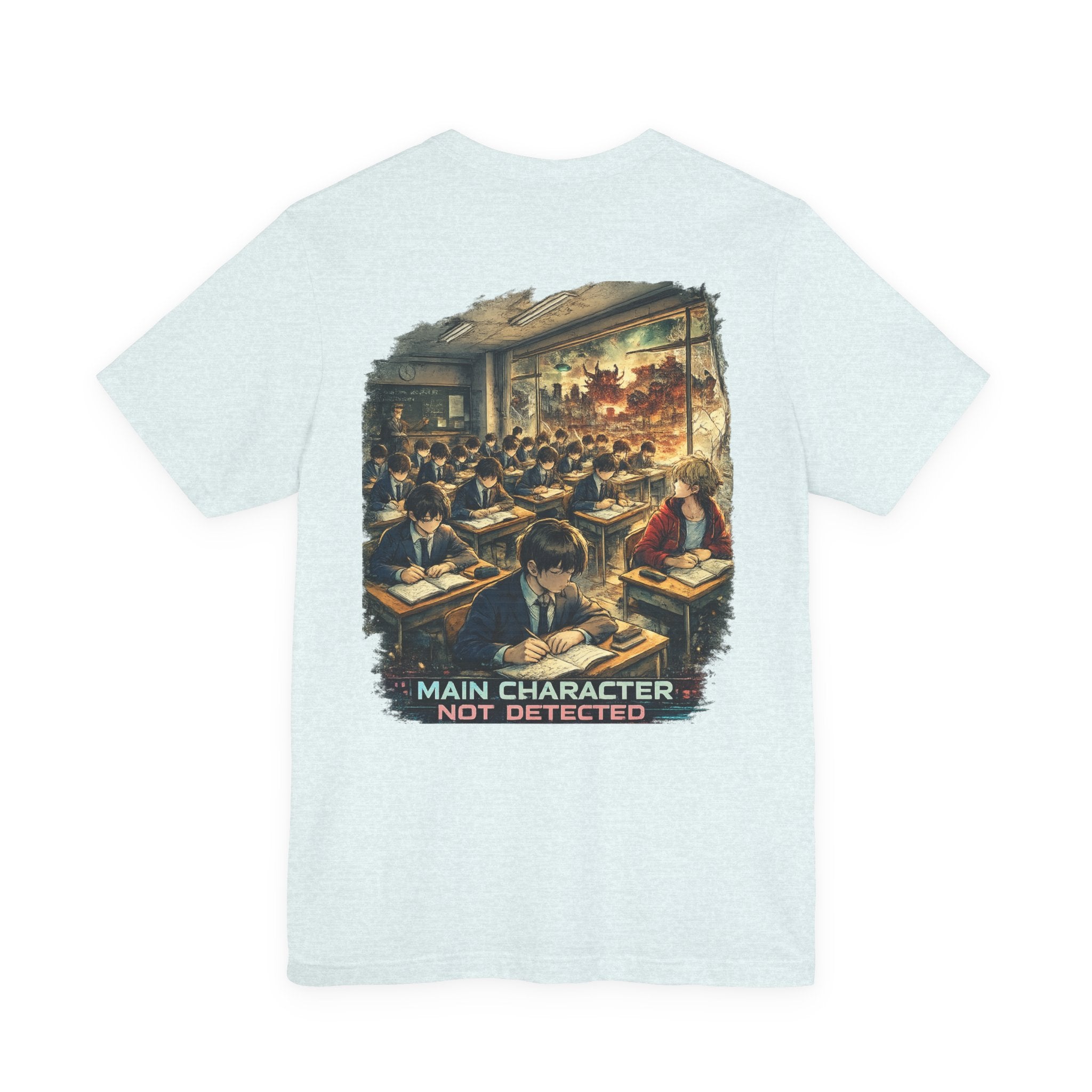 NPC MODE – Main Character Not Detected | Retro Anime Apocalypse T-Shirt