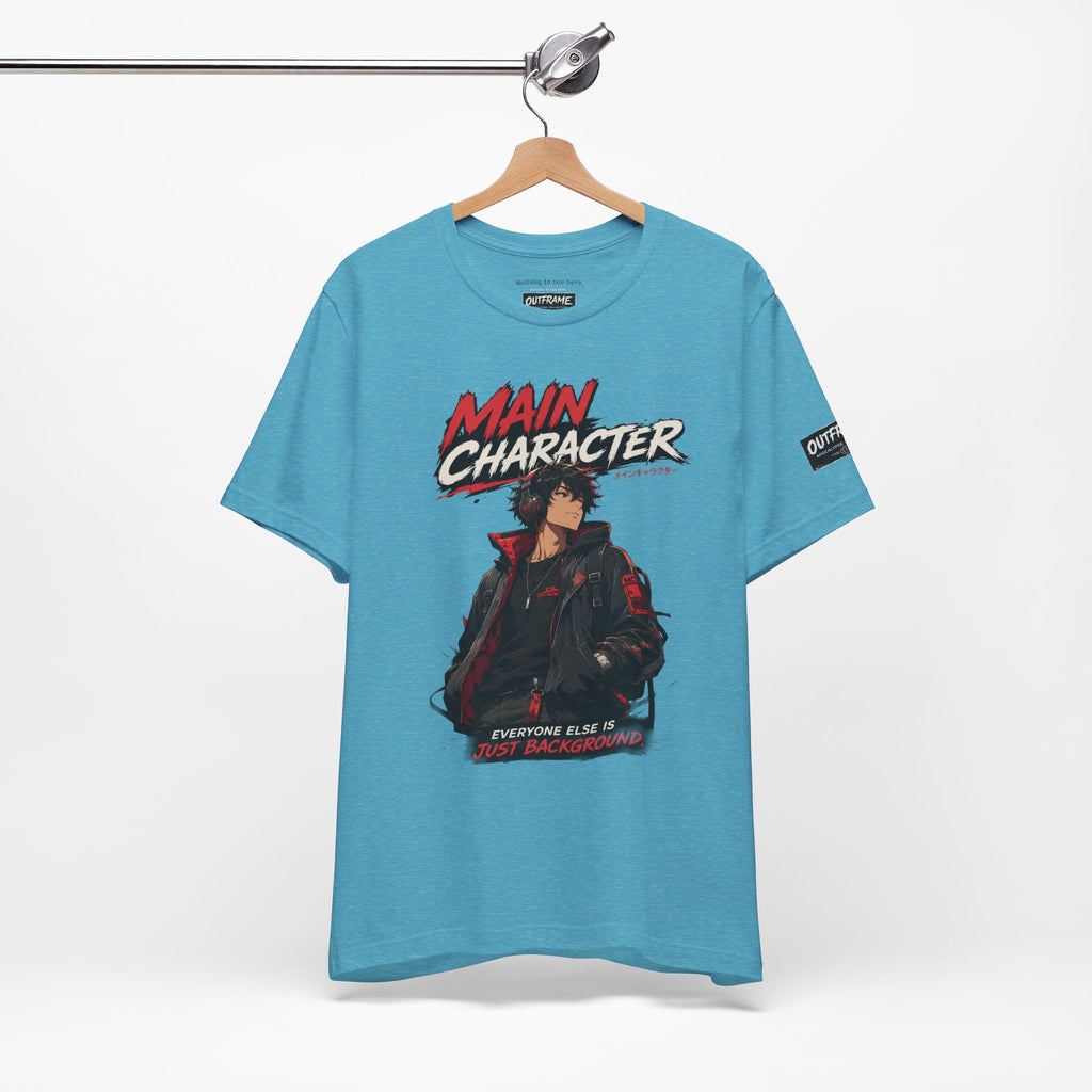 Main Character Graphic Tee — "Your Story Starts Here" Anime Streetwear