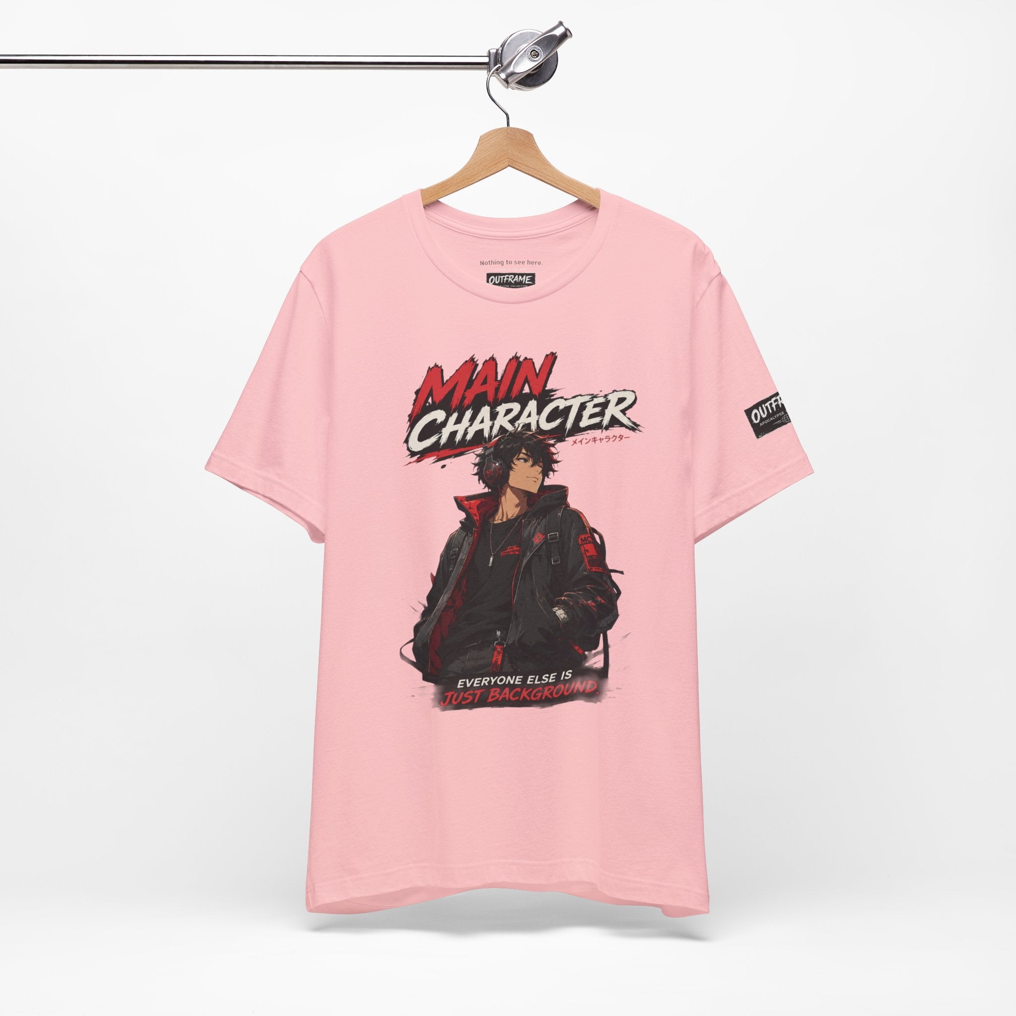 Main Character Graphic Tee — "Your Story Starts Here" Anime Streetwear