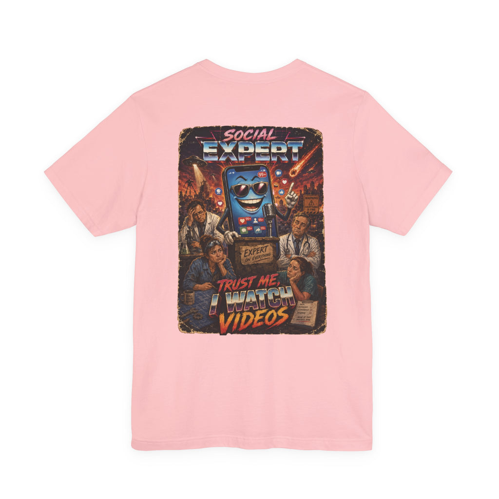 Social Expert Retro Sci-Fi T-Shirt | Trust Me, I Watch Videos