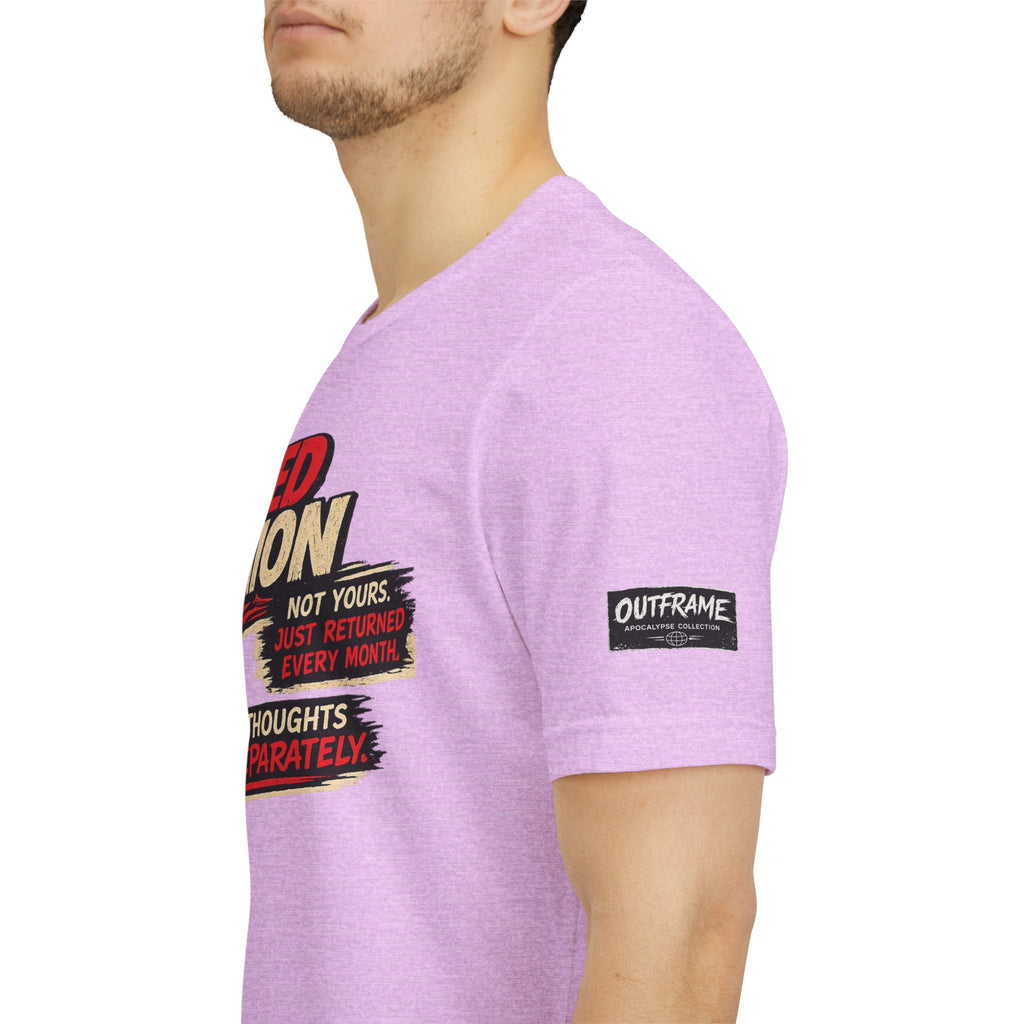 OUTFRAME™ RENTED OPINION | Retro Apocalypse Graphic T-Shirt | Vintage Social