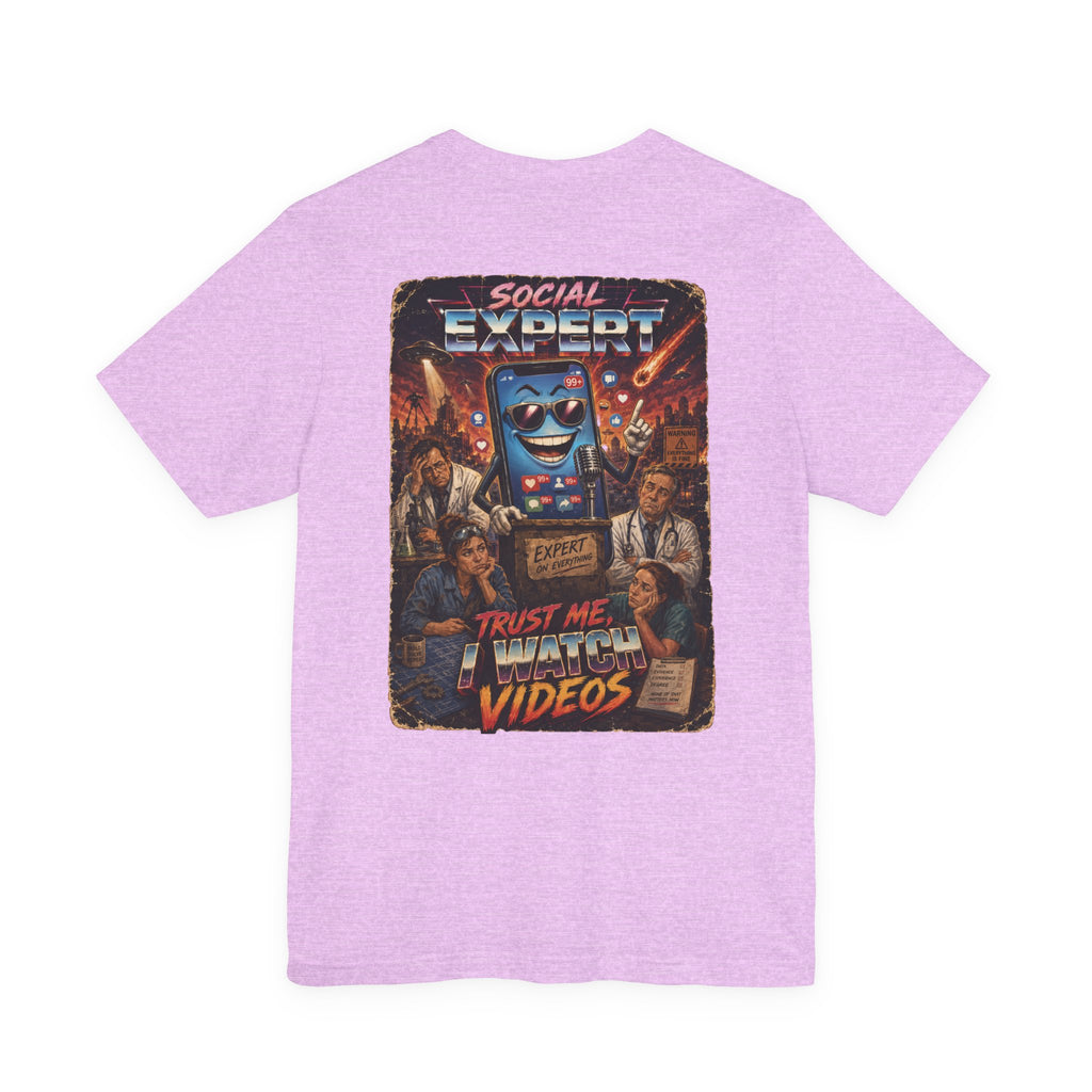 Social Expert Retro Sci-Fi T-Shirt | Trust Me, I Watch Videos