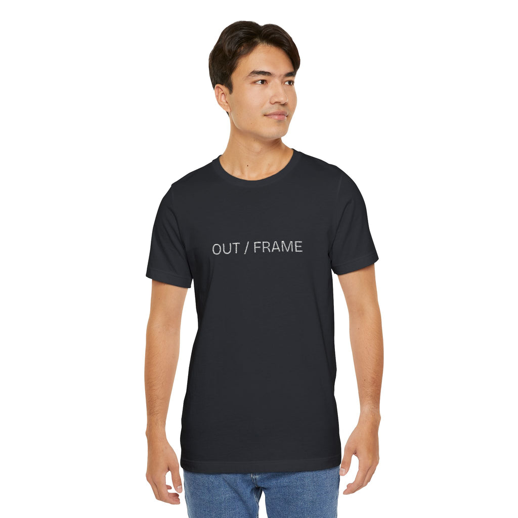 OUTFRAME Minimal Logo Tee – Black Edition