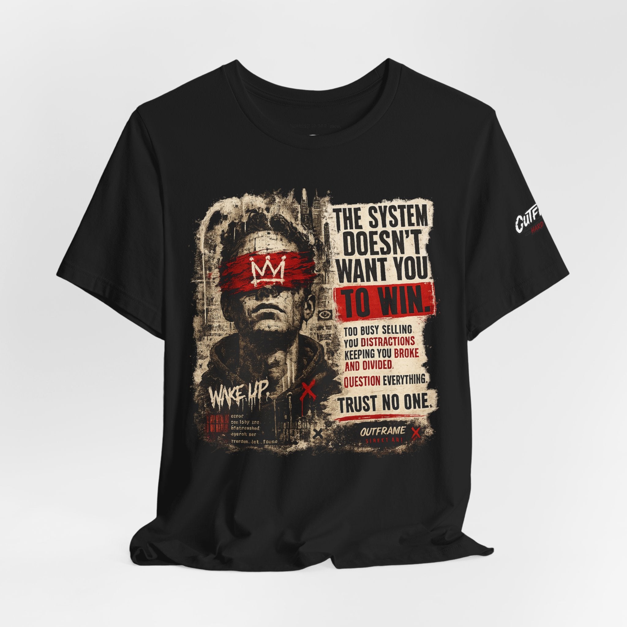 The System Doesn't Want You To Win – Hard Truths Premium Graphic T-Shirt