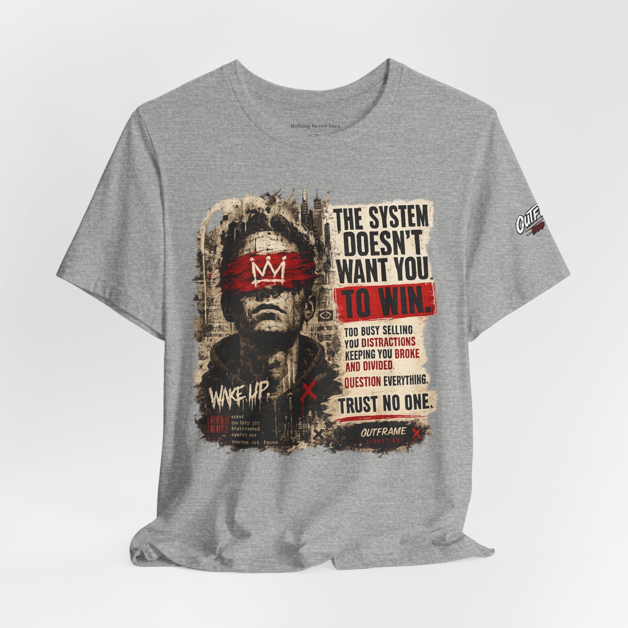 The System Doesn't Want You To Win – Hard Truths Premium Graphic T-Shirt