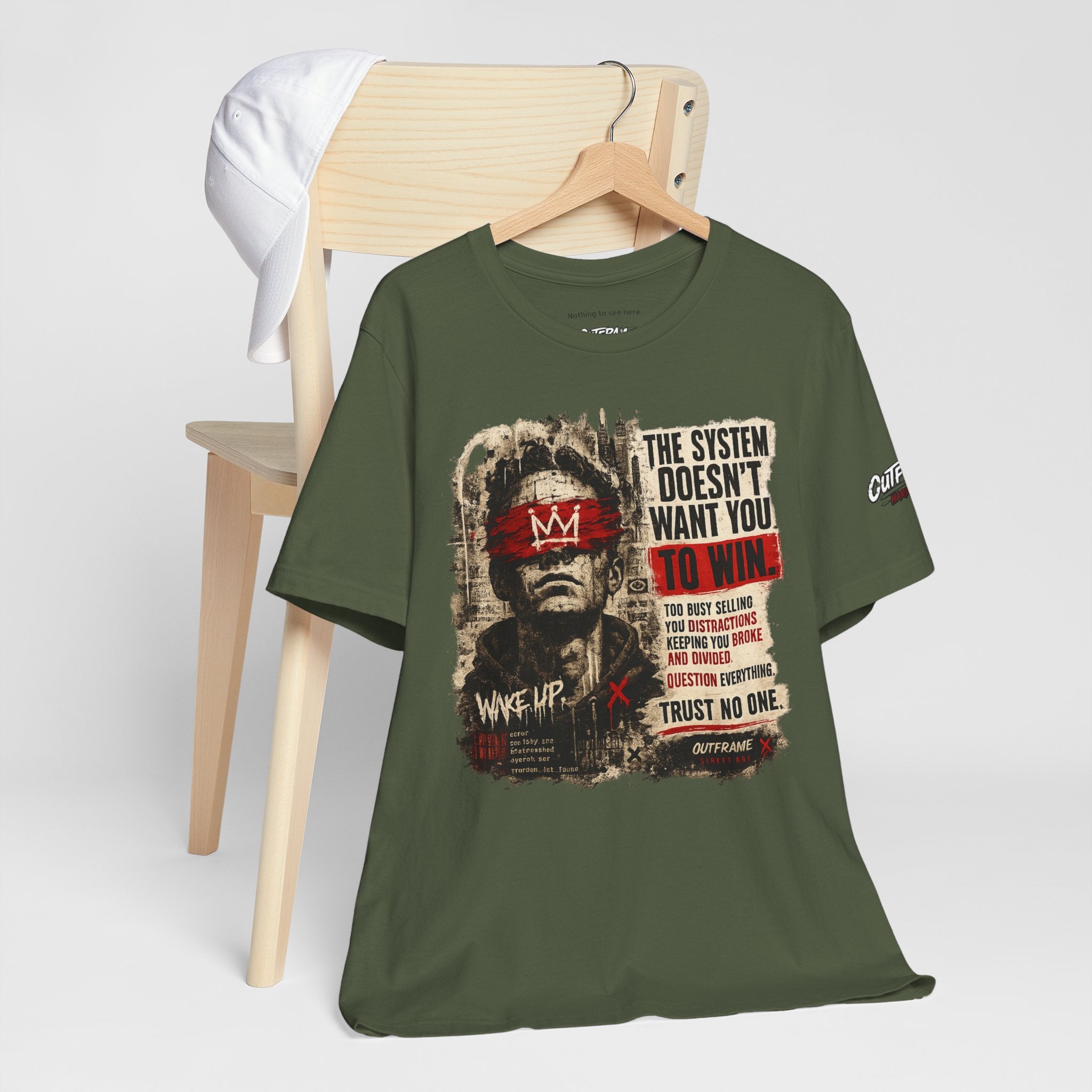 The System Doesn't Want You To Win – Hard Truths Premium Graphic T-Shirt