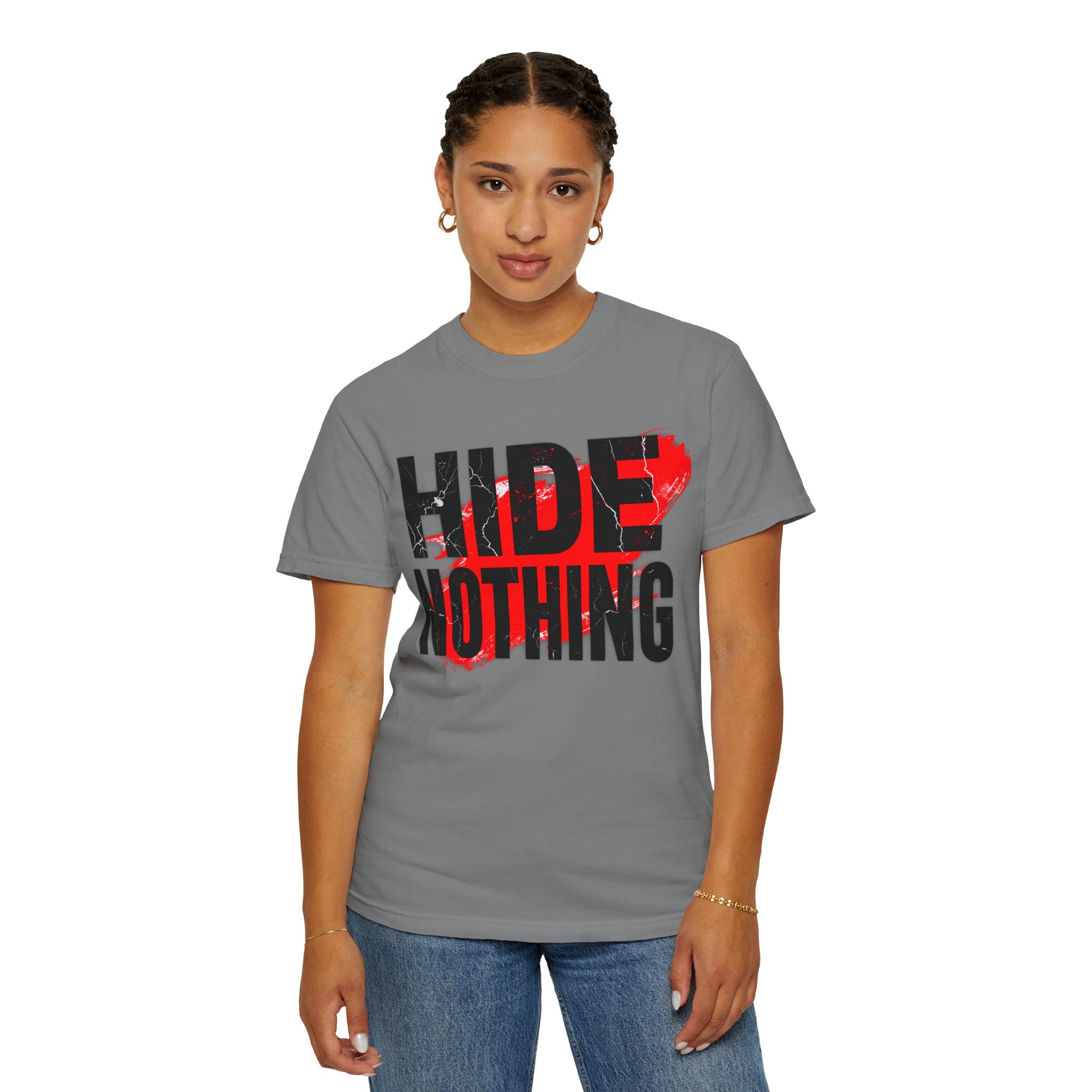 HIDE NOTHING – Dark RAW Hoodie | Outframe
