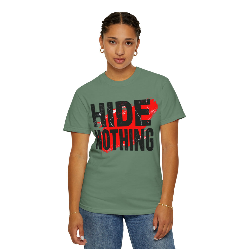 HIDE NOTHING – Dark RAW Hoodie | Outframe