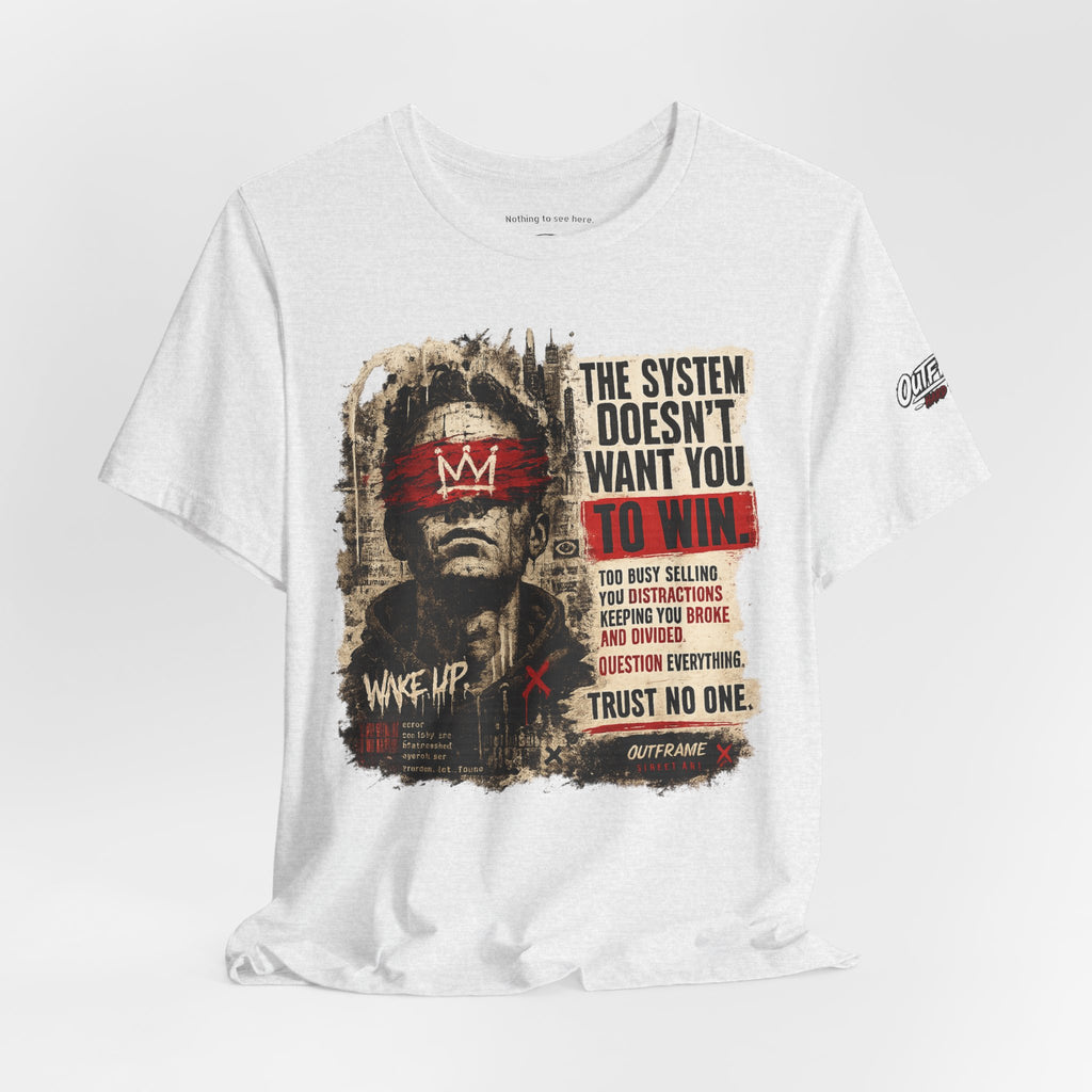 The System Doesn't Want You To Win – Hard Truths Premium Graphic T-Shirt