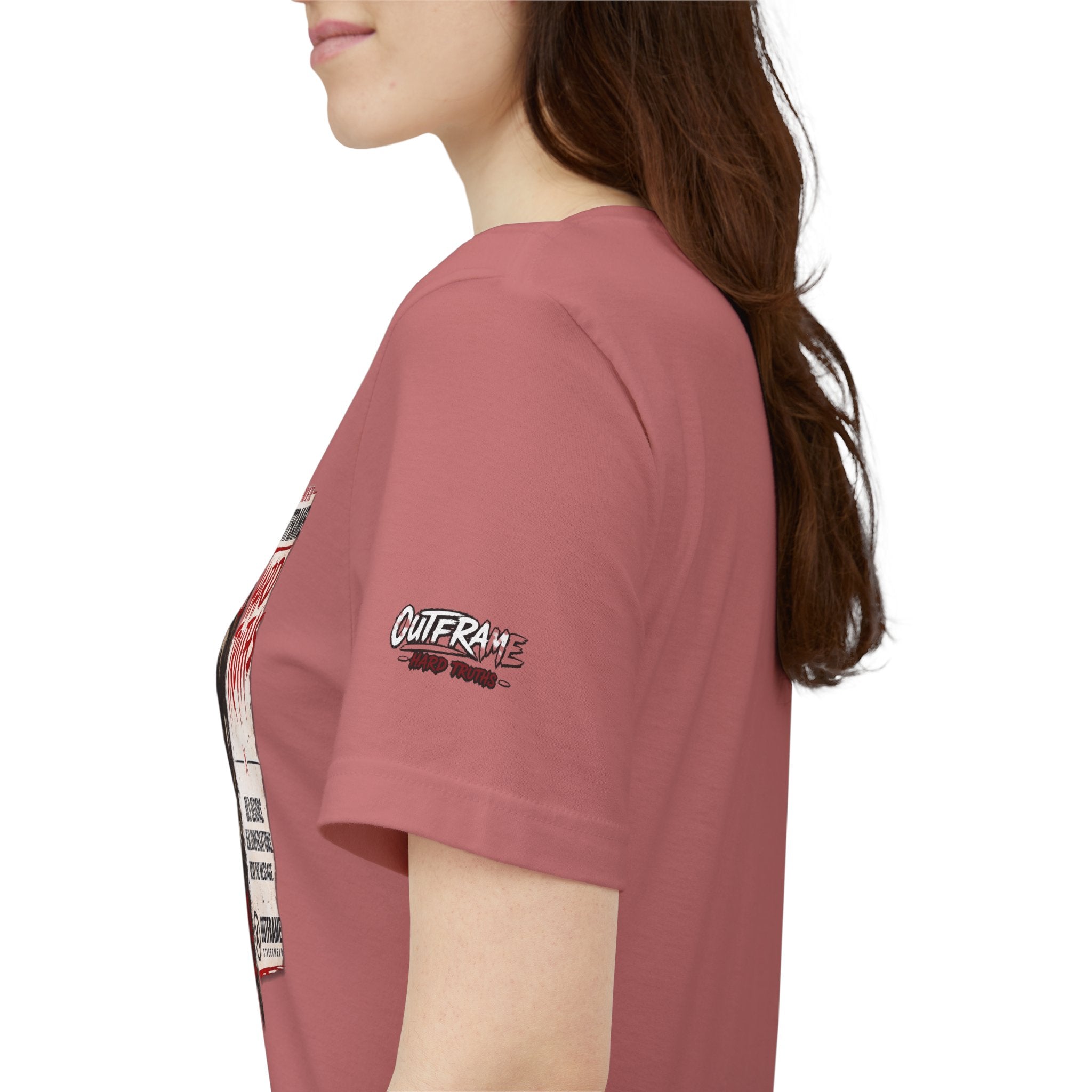 Fake Confidence – OUTFRAME Hard Truths Editorial Graphic T-Shirt