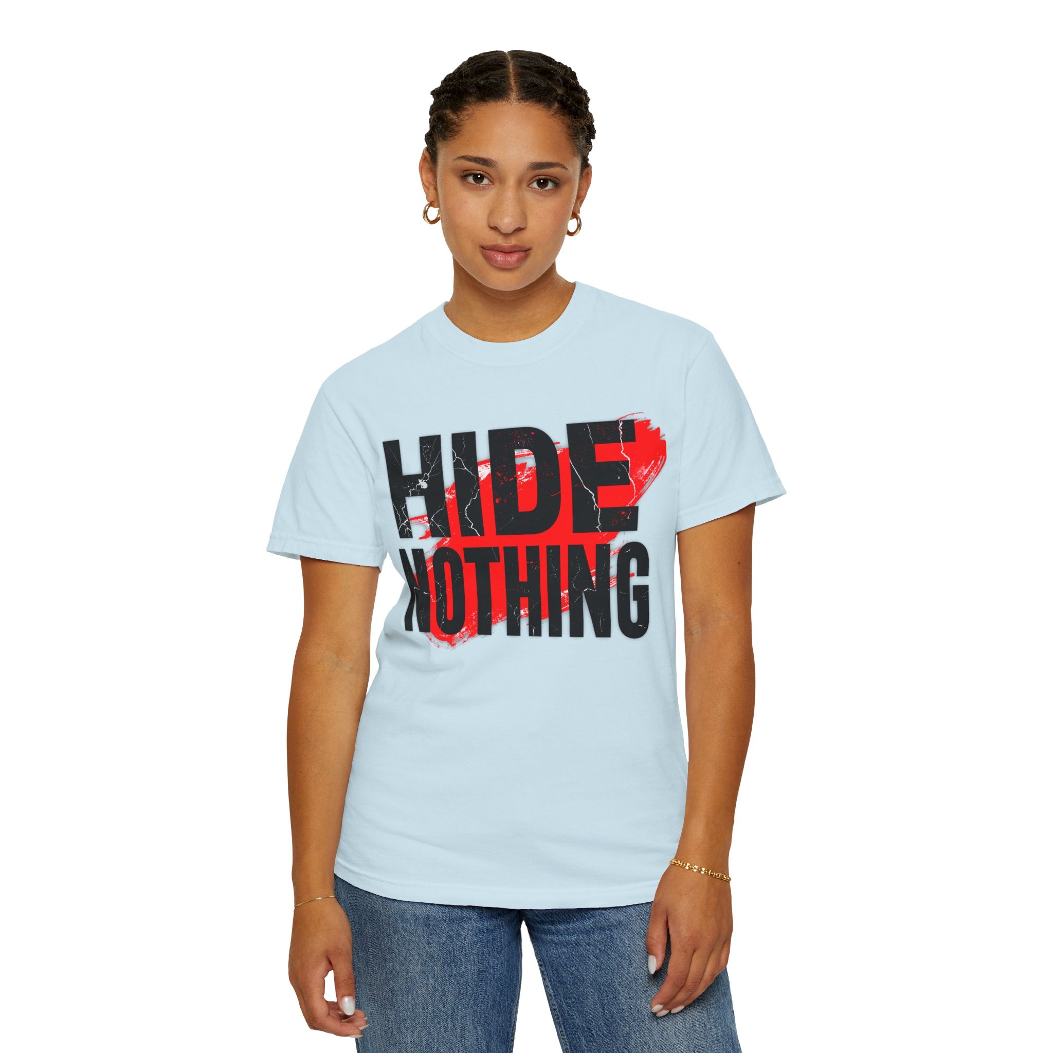 HIDE NOTHING – Dark RAW Hoodie | Outframe