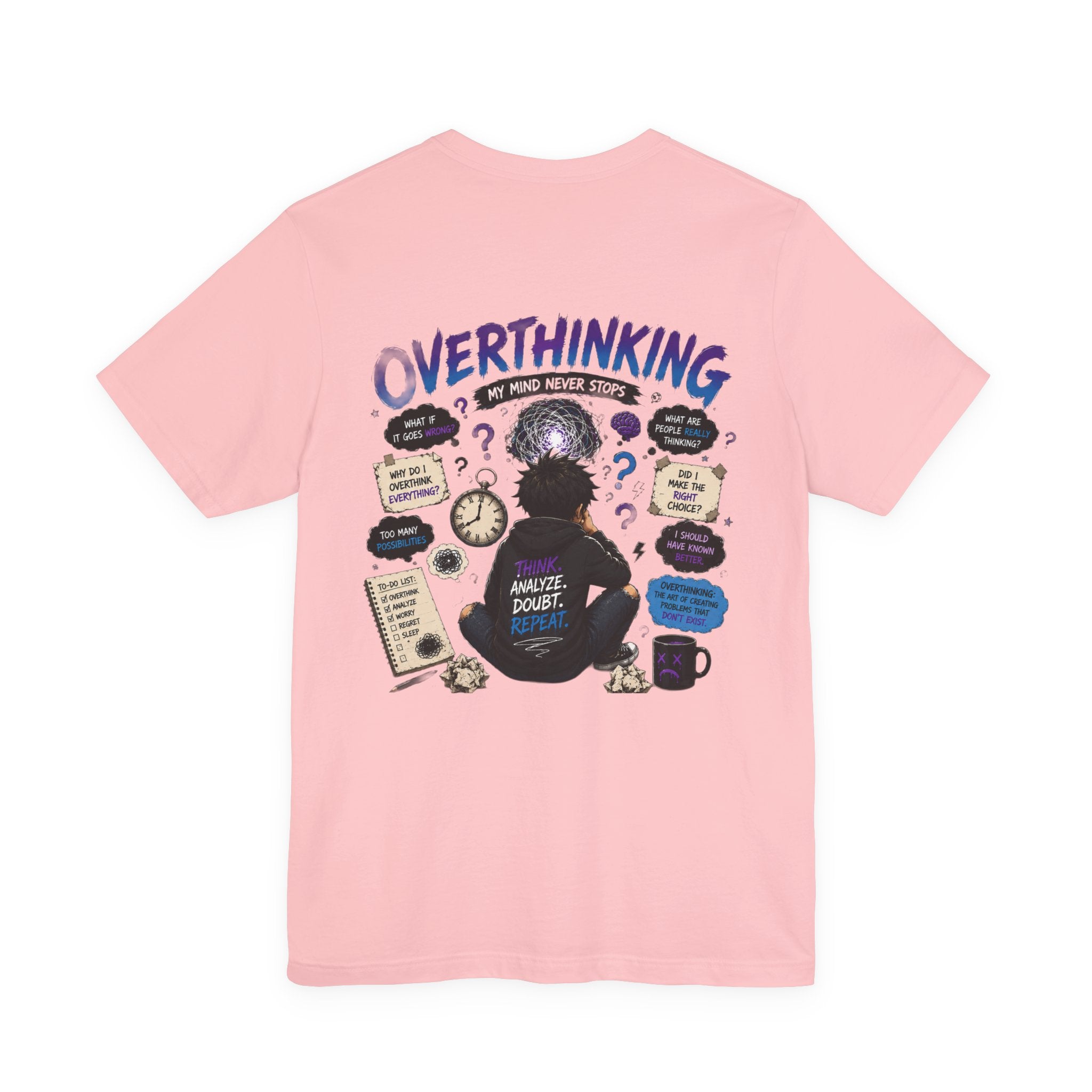 Overthinking – Still Deciding... | Retro Anime Apocalypse T-Shirt