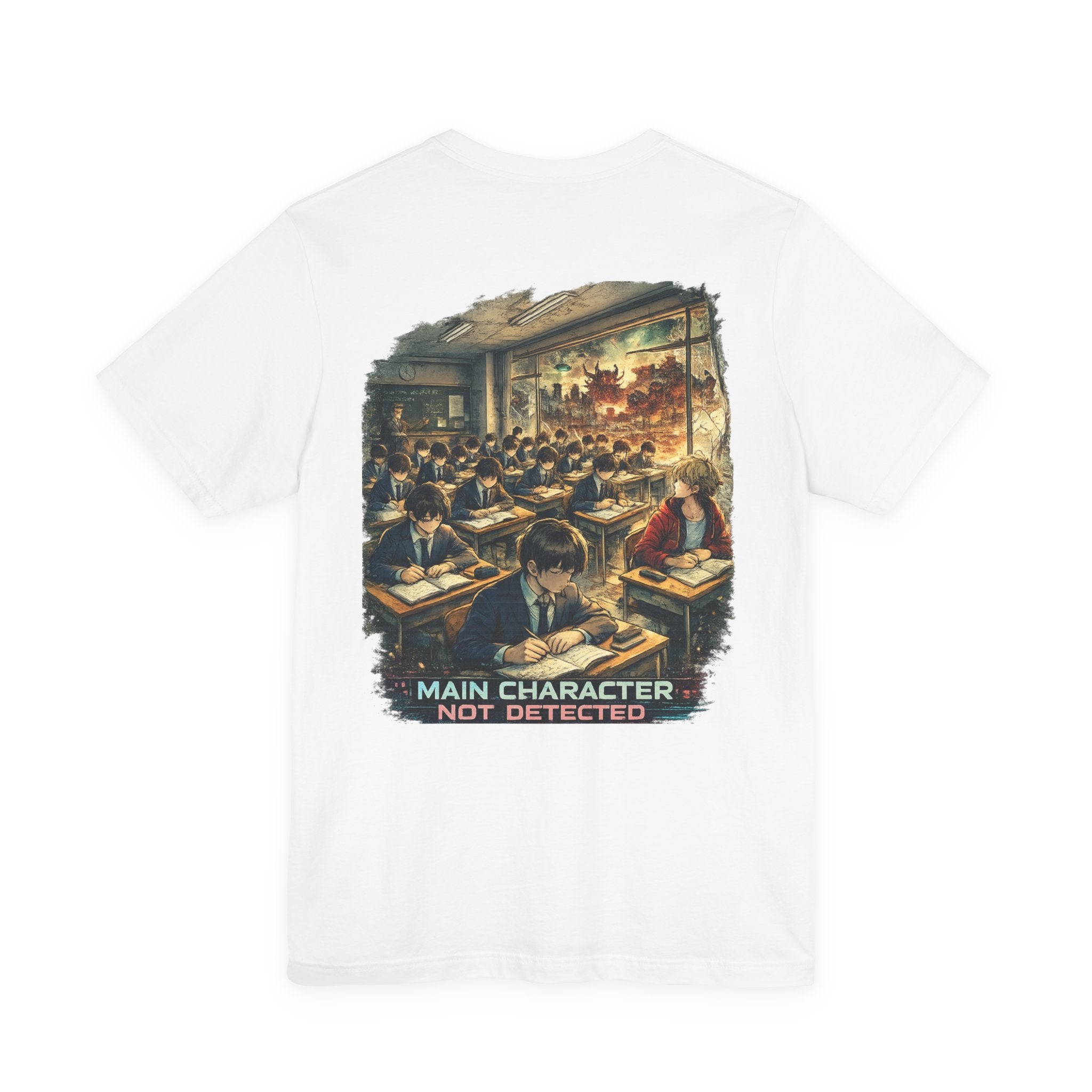 NPC MODE – Main Character Not Detected | Retro Anime Apocalypse T-Shirt