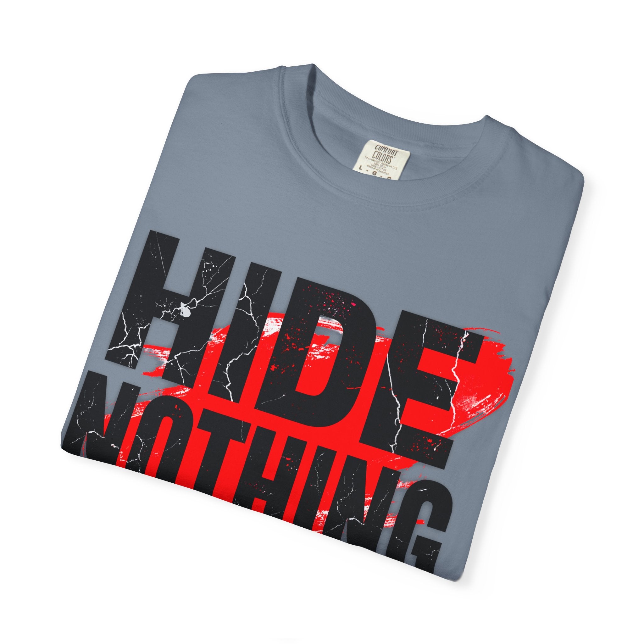 HIDE NOTHING – Dark RAW Hoodie | Outframe
