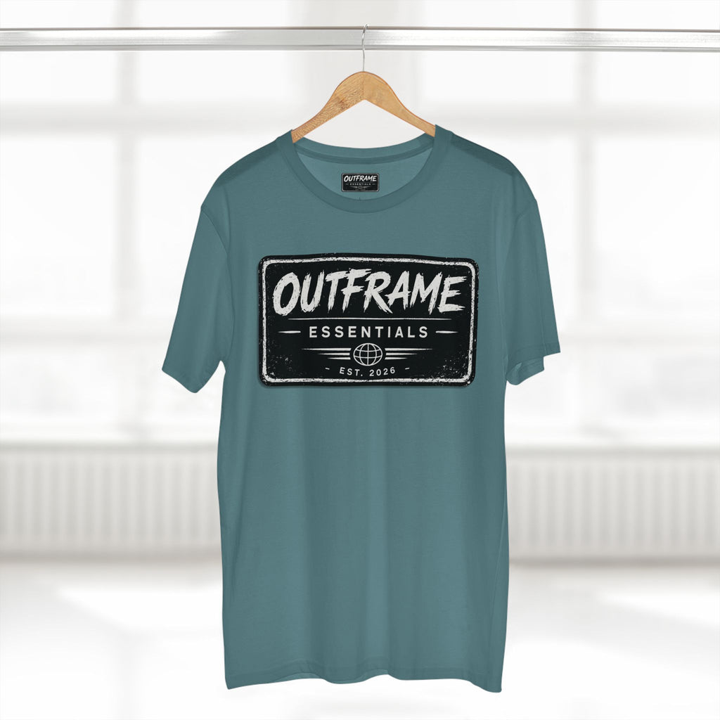 OUTFRAME® Essentials Logo T-Shirt | Premium Minimalist Streetwear | Signature Collection