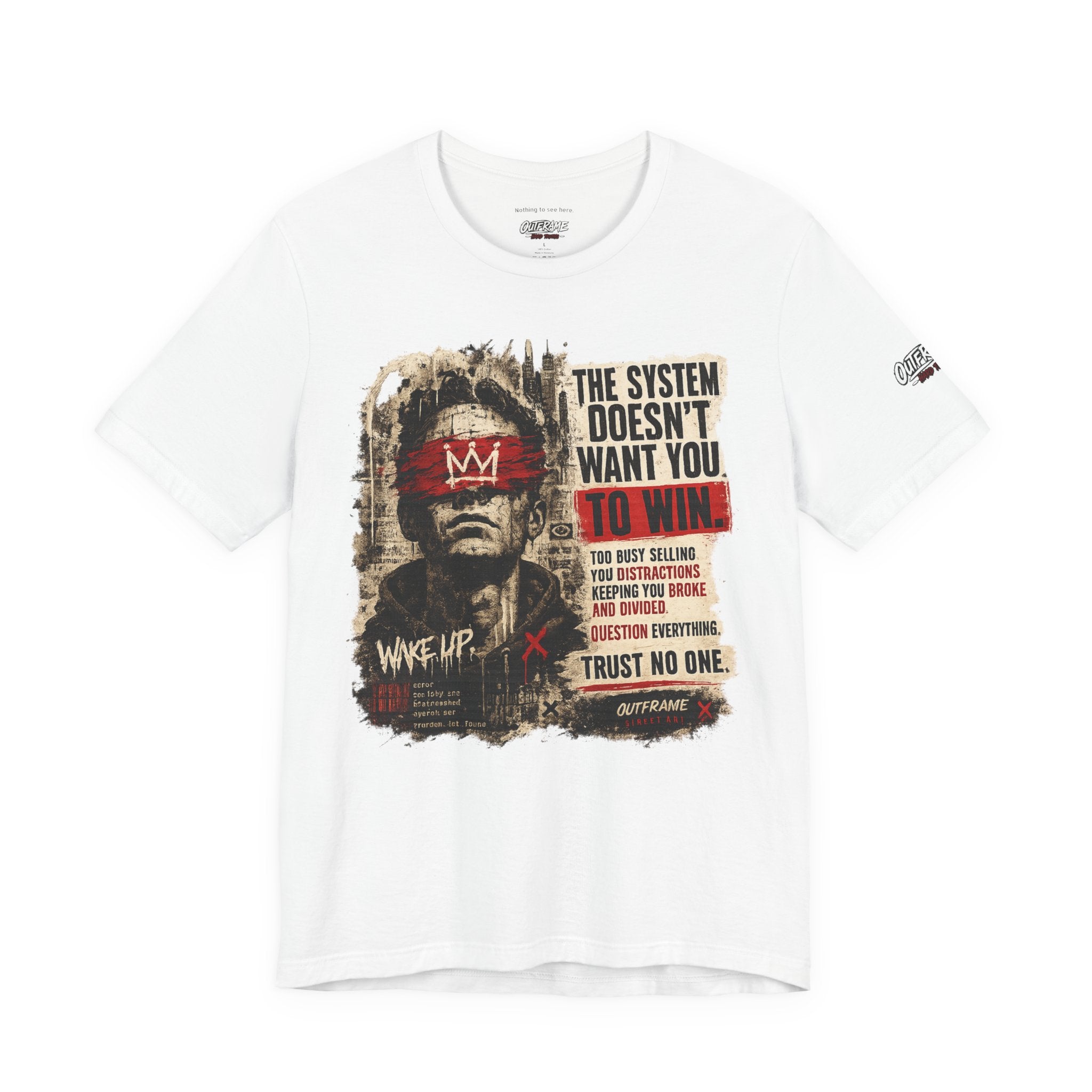 The System Doesn't Want You To Win – Hard Truths Premium Graphic T-Shirt