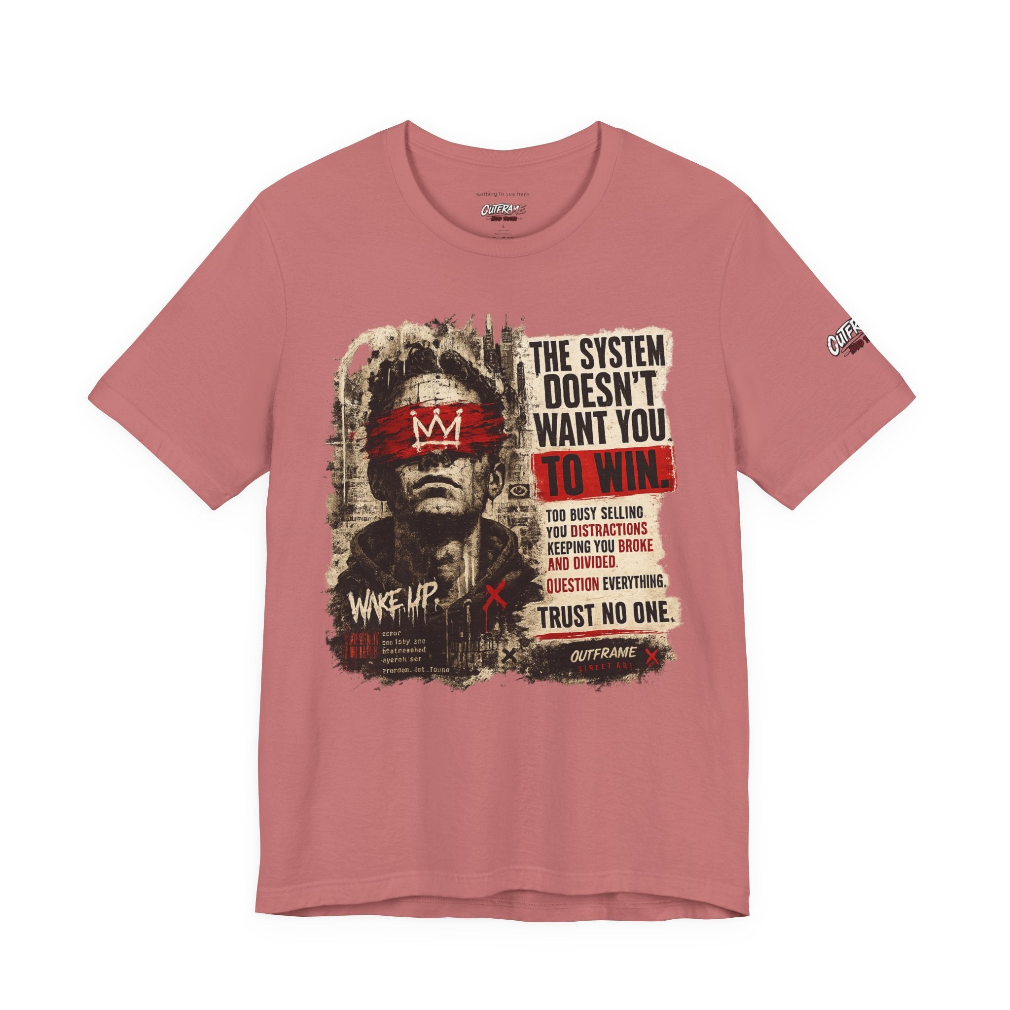 The System Doesn't Want You To Win – Hard Truths Premium Graphic T-Shirt