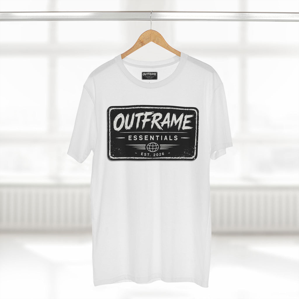 OUTFRAME® Essentials Logo T-Shirt | Premium Minimalist Streetwear | Signature Collection
