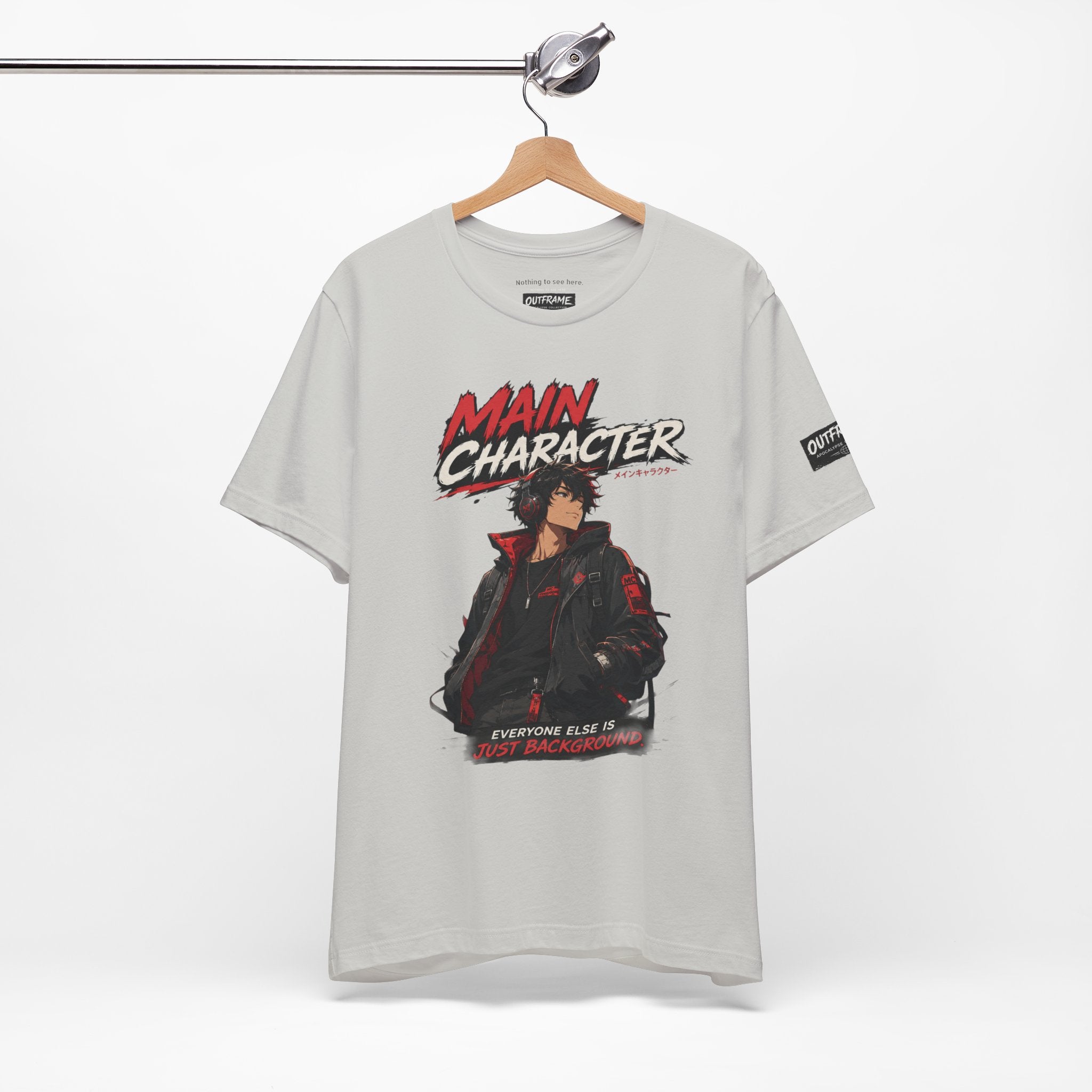 Main Character Graphic Tee — "Your Story Starts Here" Anime Streetwear