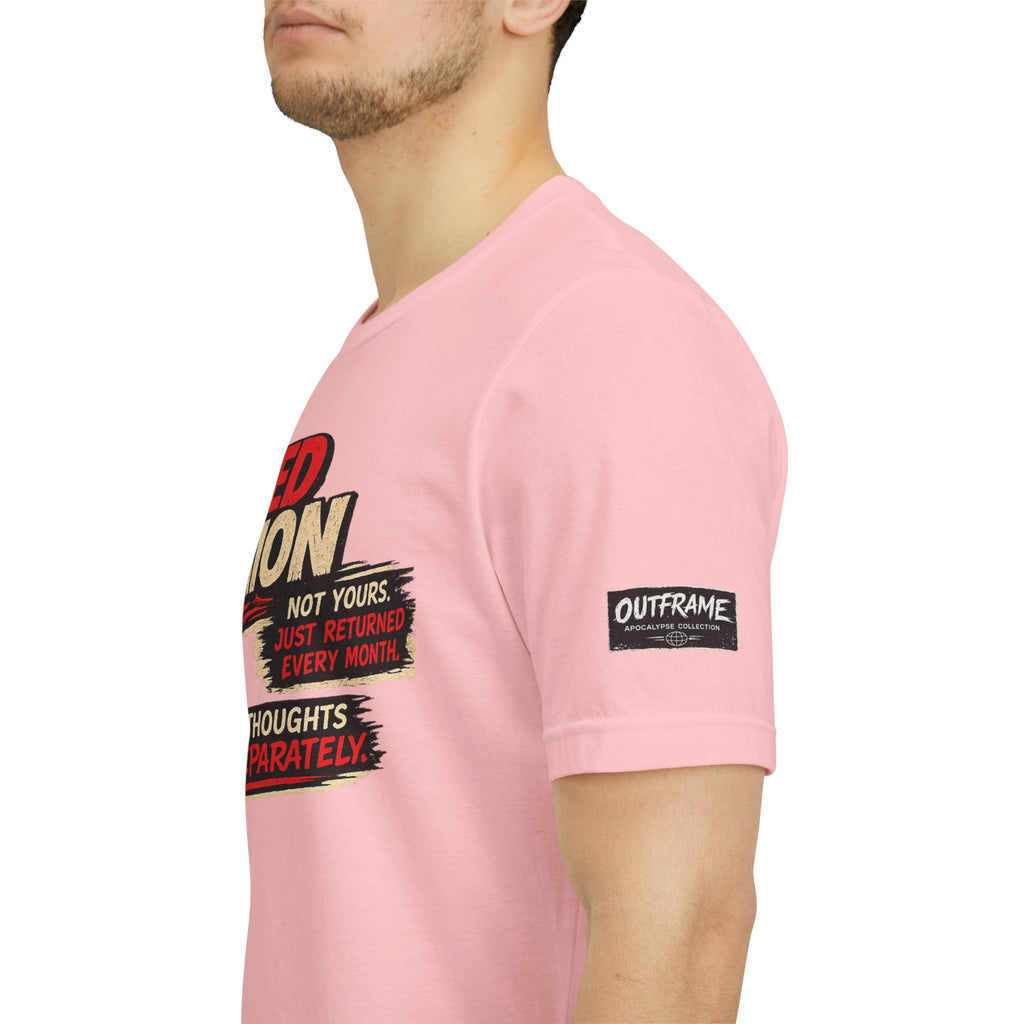 OUTFRAME™ RENTED OPINION | Retro Apocalypse Graphic T-Shirt | Vintage Social
