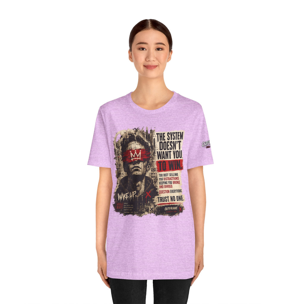 The System Doesn't Want You To Win – Hard Truths Premium Graphic T-Shirt