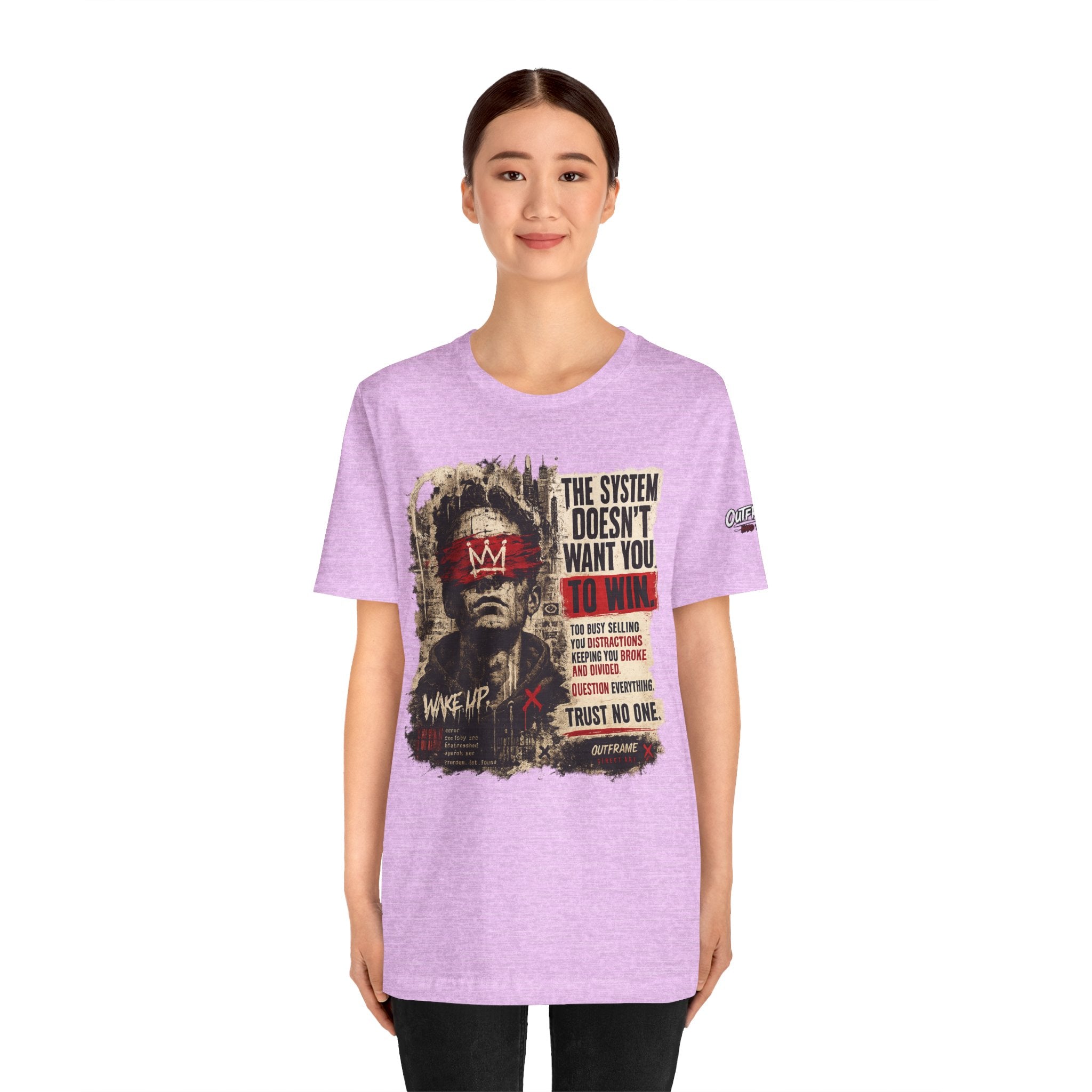 The System Doesn't Want You To Win – Hard Truths Premium Graphic T-Shirt