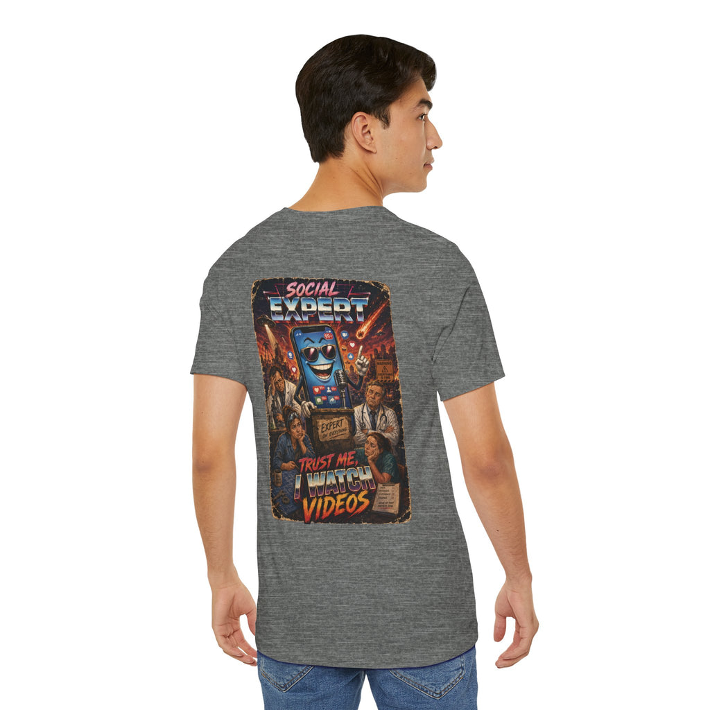 Social Expert Retro Sci-Fi T-Shirt | Trust Me, I Watch Videos