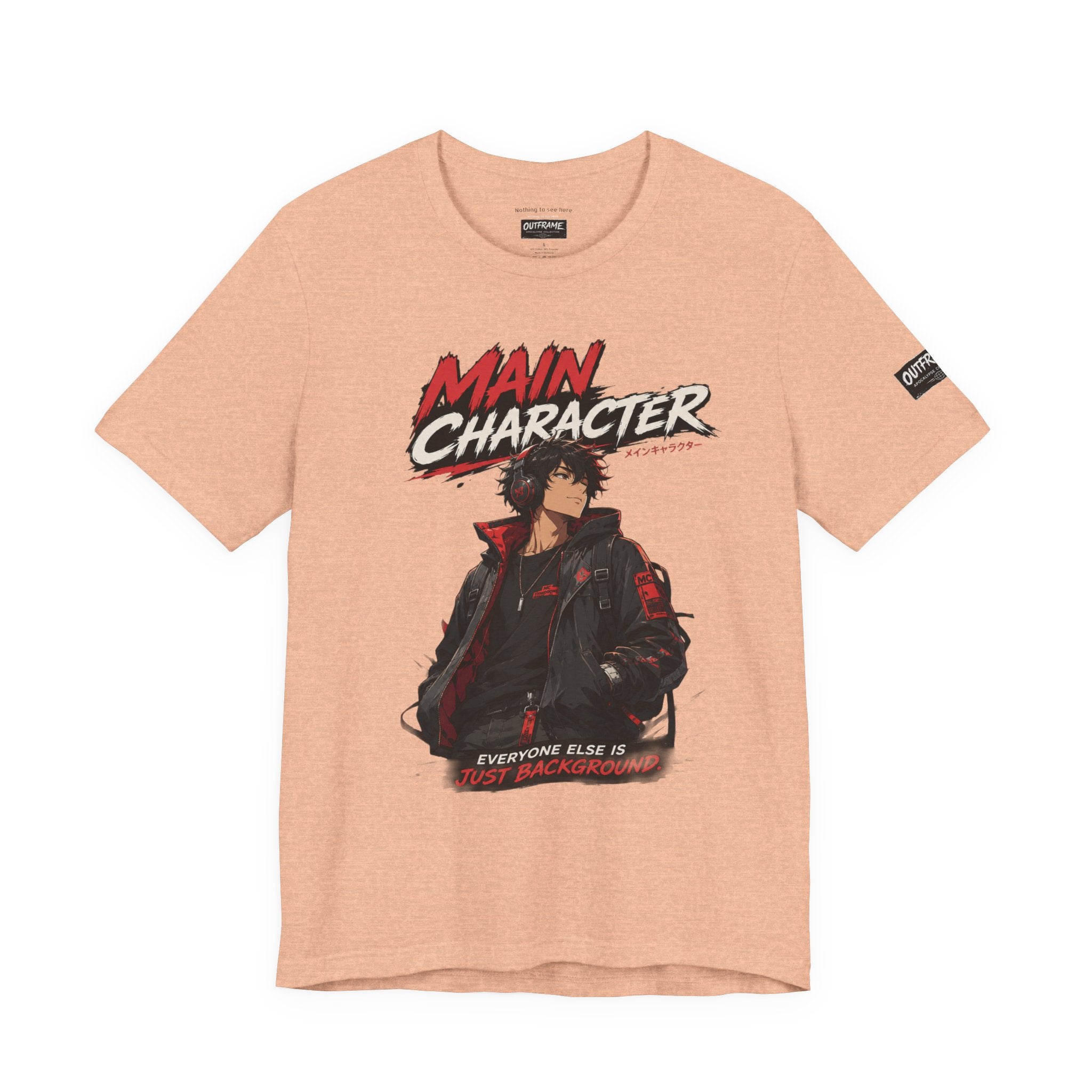 Main Character Graphic Tee — "Your Story Starts Here" Anime Streetwear