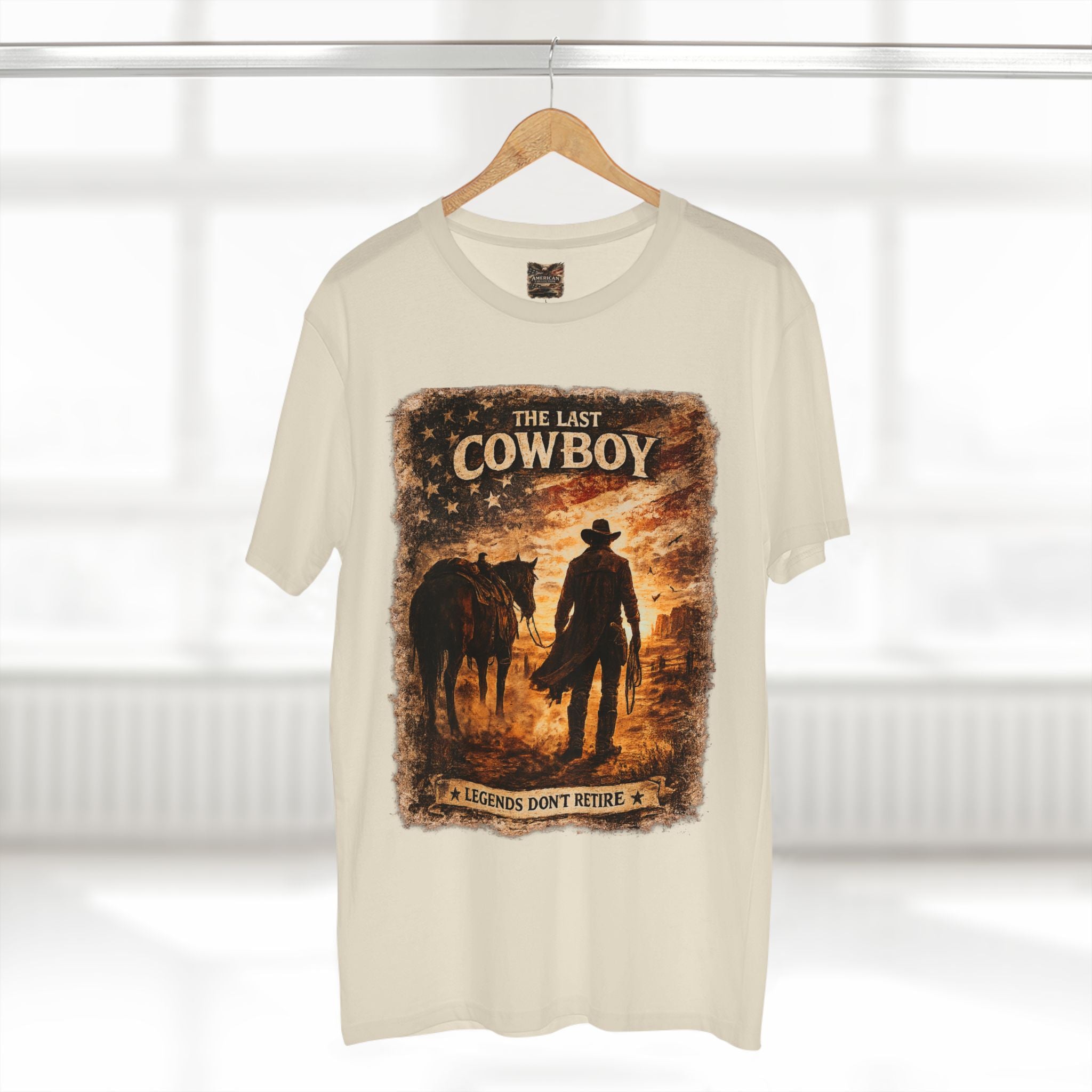 The Last Cowboy – Vintage Western Graphic T-Shirt | American Collection