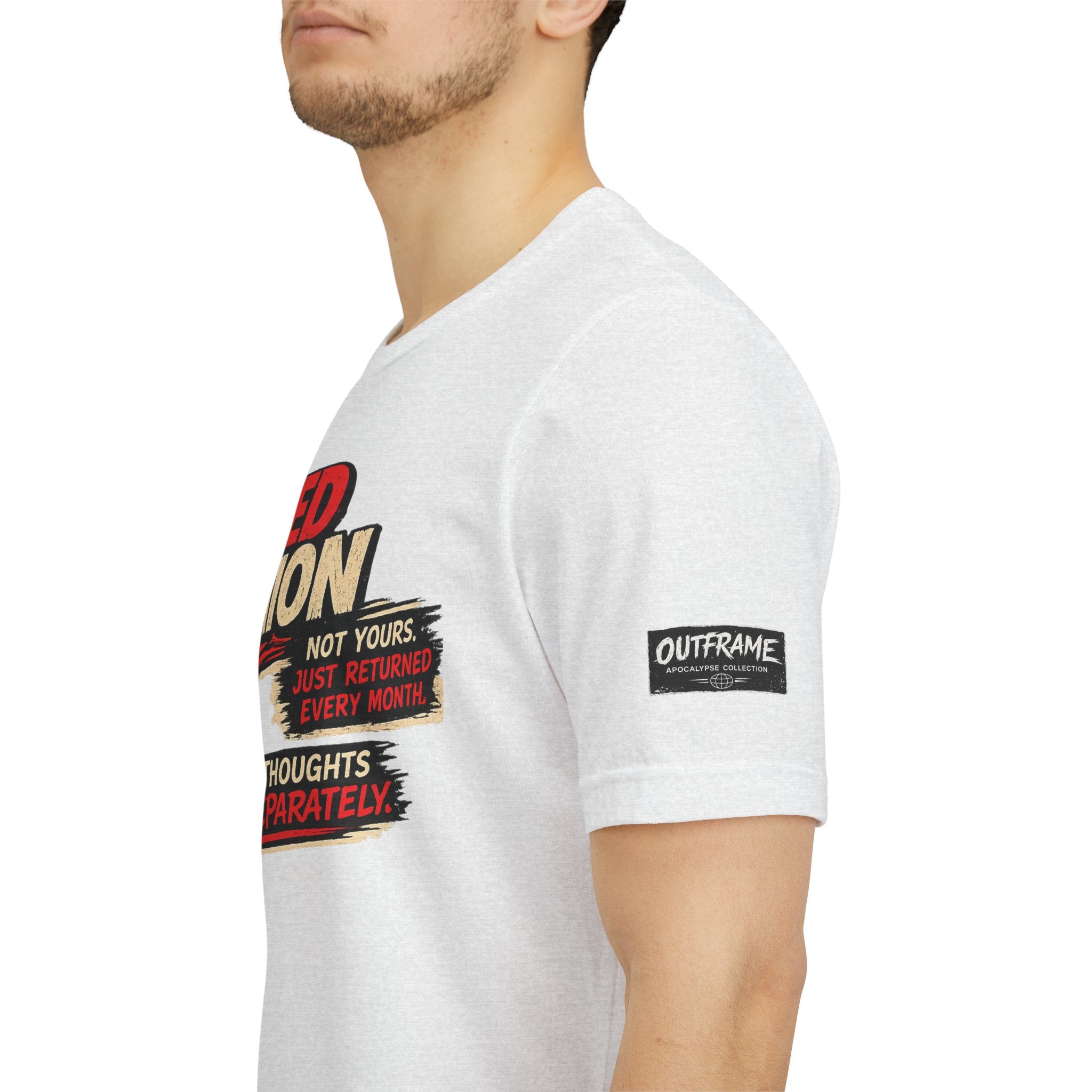 OUTFRAME™ RENTED OPINION | Retro Apocalypse Graphic T-Shirt | Vintage Social