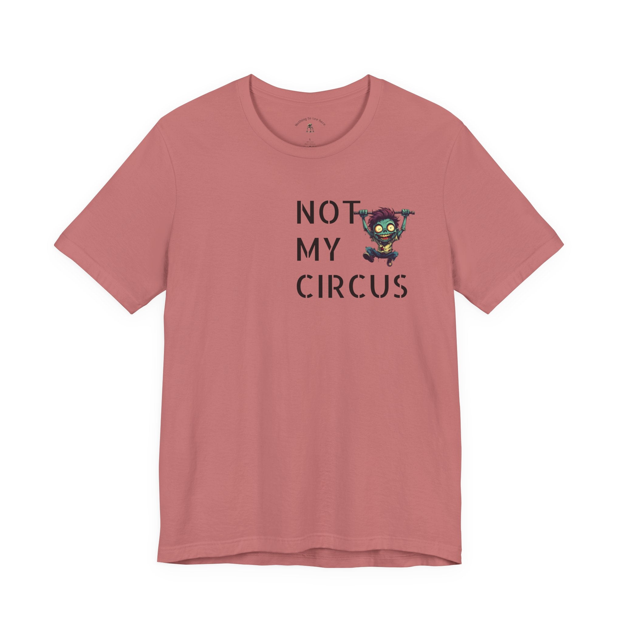 OUTFRAME – Not My Circus Not My Monkeys | Retro Apocalypse Graphic T-Shirt