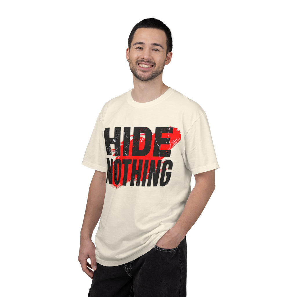 HIDE NOTHING – Dark RAW Hoodie | Outframe