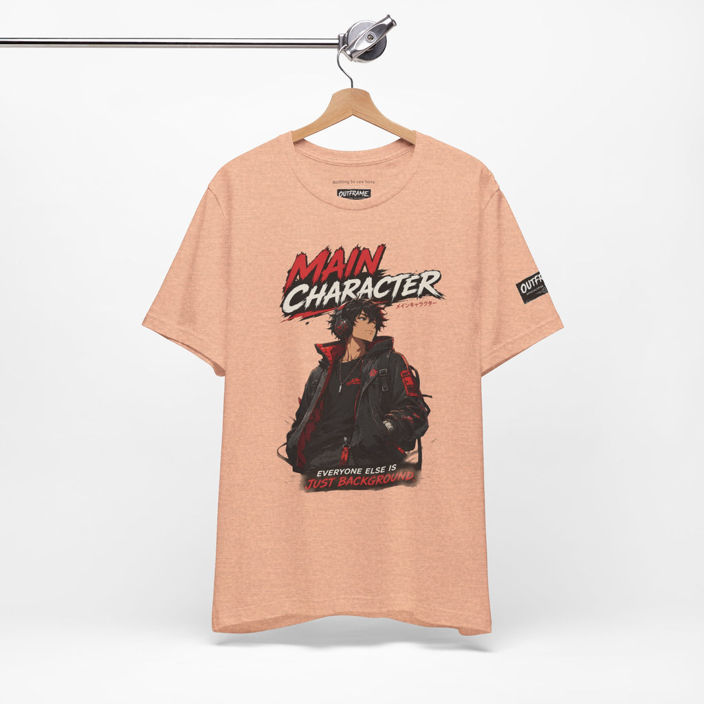 Main Character Graphic Tee — "Your Story Starts Here" Anime Streetwear