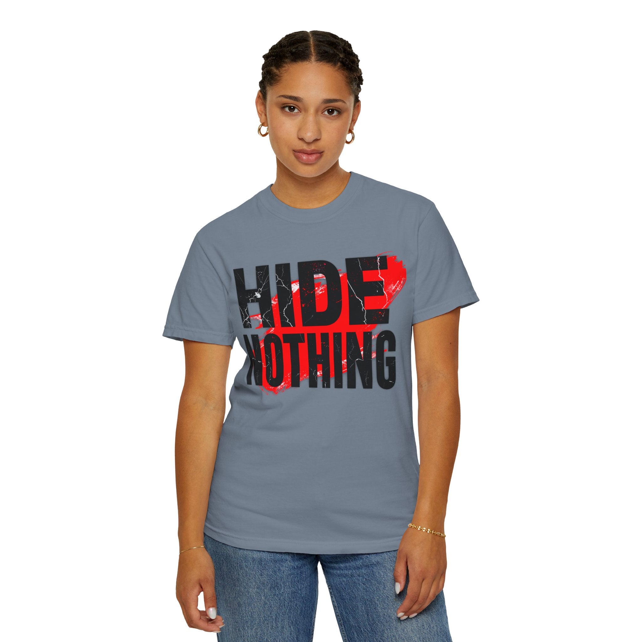 HIDE NOTHING – Dark RAW Hoodie | Outframe
