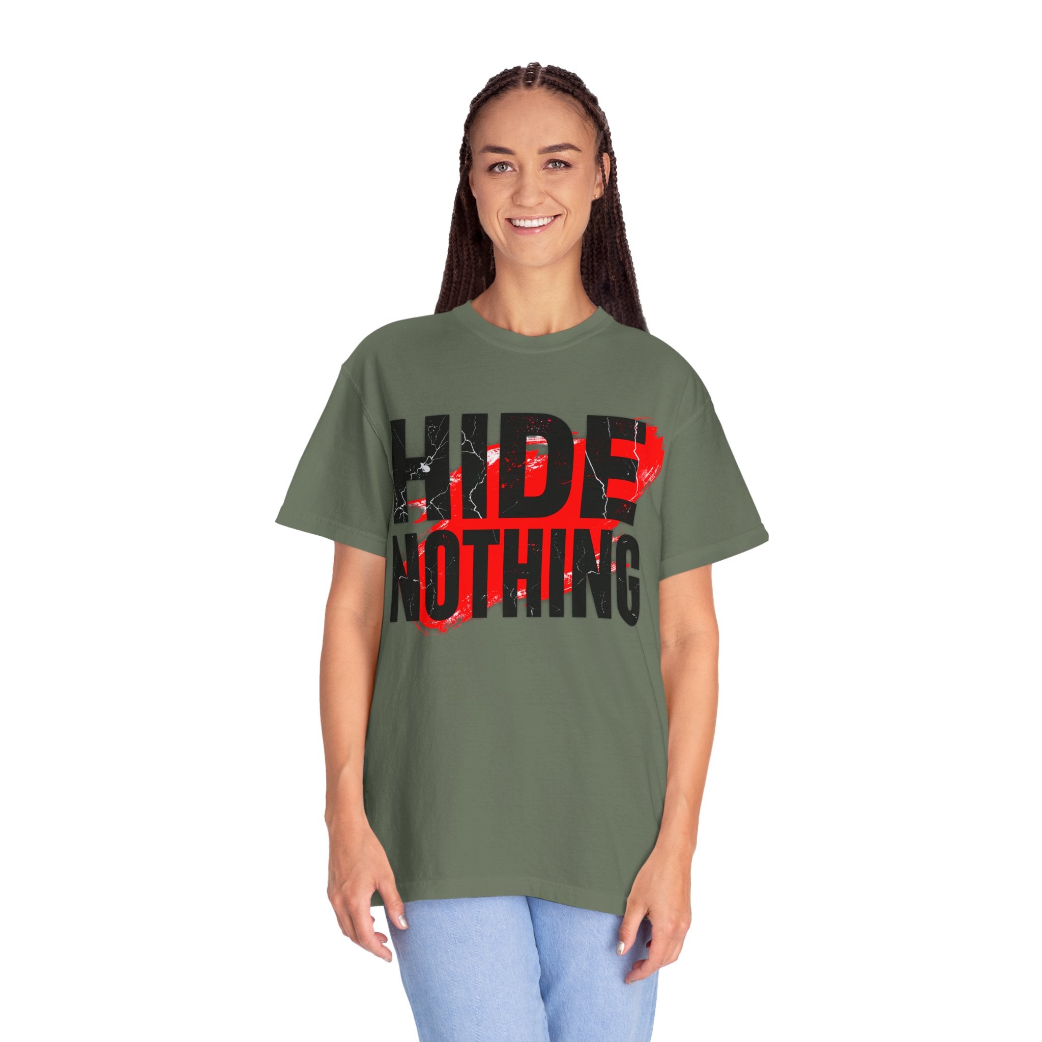 HIDE NOTHING – Dark RAW Hoodie | Outframe