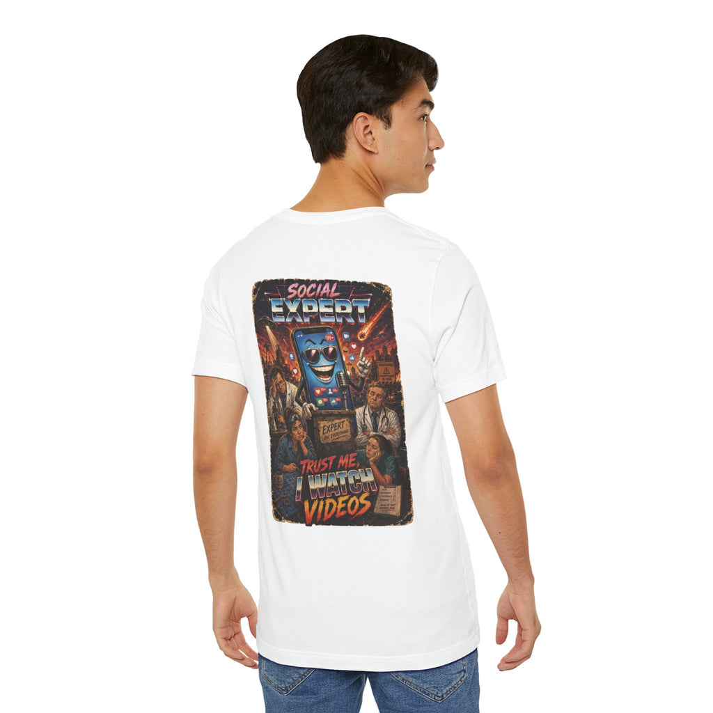 Social Expert Retro Sci-Fi T-Shirt | Trust Me, I Watch Videos