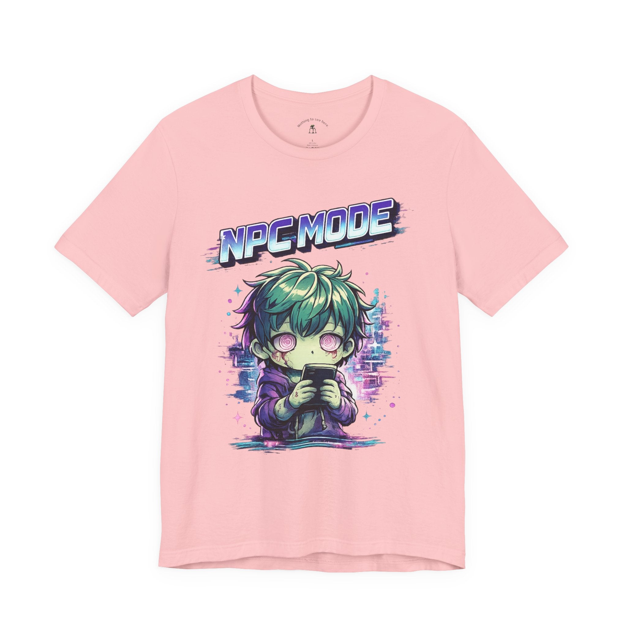 NPC MODE – Main Character Not Detected | Retro Anime Apocalypse T-Shirt