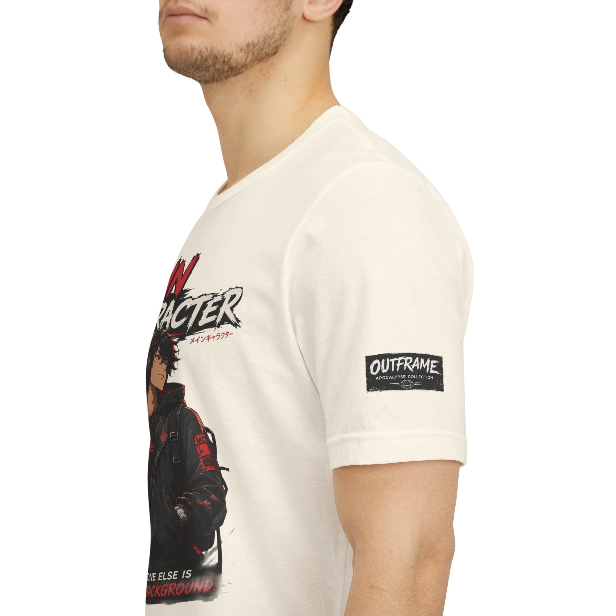 Main Character Graphic Tee — "Your Story Starts Here" Anime Streetwear