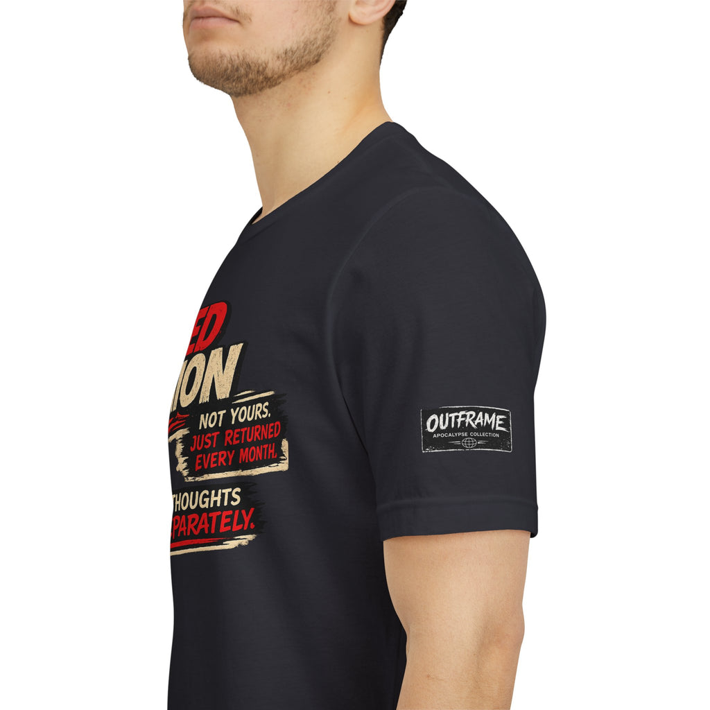 OUTFRAME™ RENTED OPINION | Retro Apocalypse Graphic T-Shirt | Vintage Social