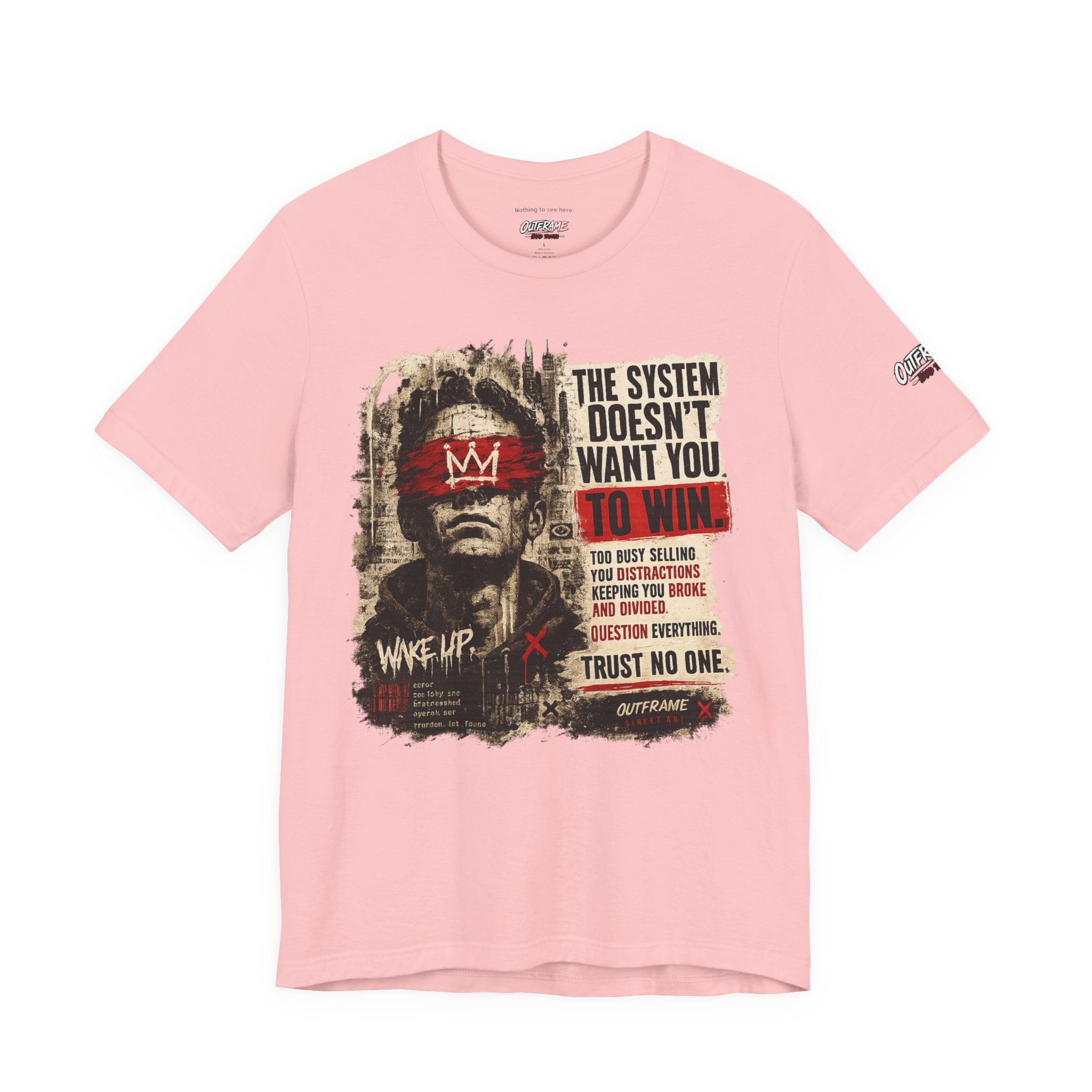 The System Doesn't Want You To Win – Hard Truths Premium Graphic T-Shirt