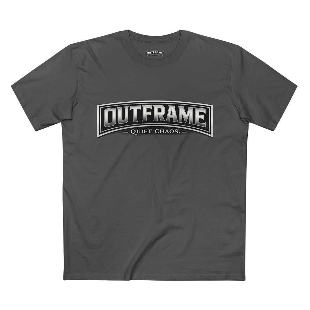 OUTFRAME® Quiet Chaos. | Premium Minimalist Statement T-Shirt | Essentials Collection