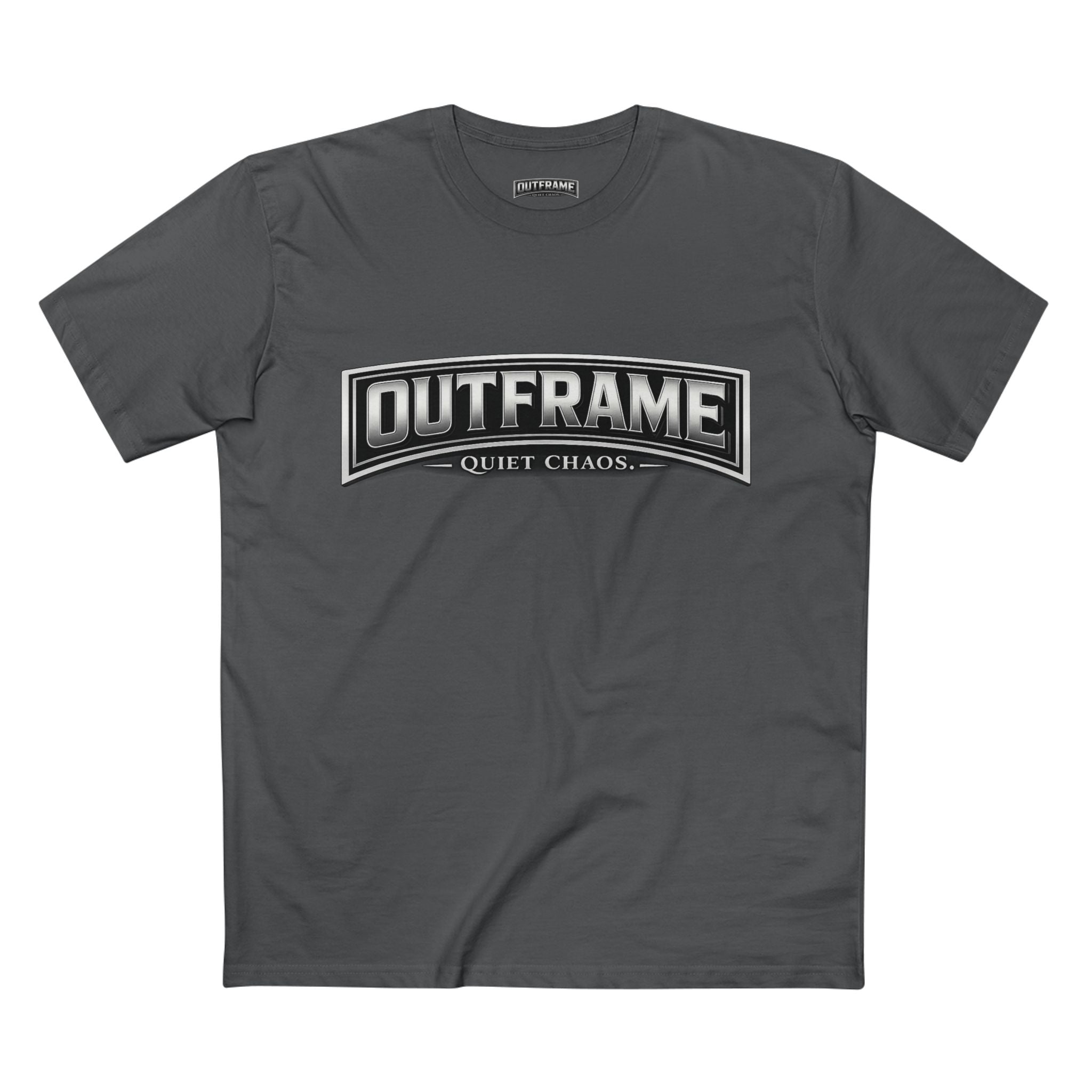 OUTFRAME® Quiet Chaos. | Premium Minimalist Statement T-Shirt | Essentials Collection