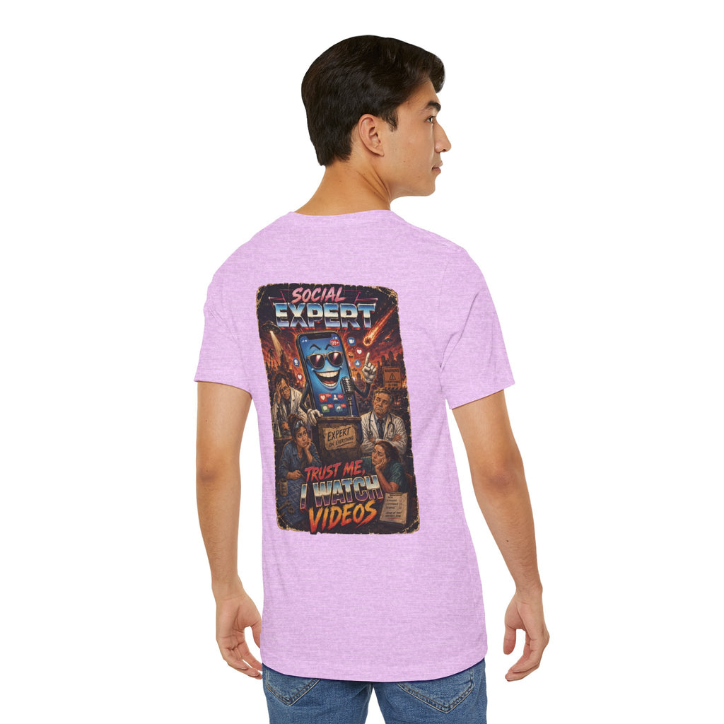Social Expert Retro Sci-Fi T-Shirt | Trust Me, I Watch Videos