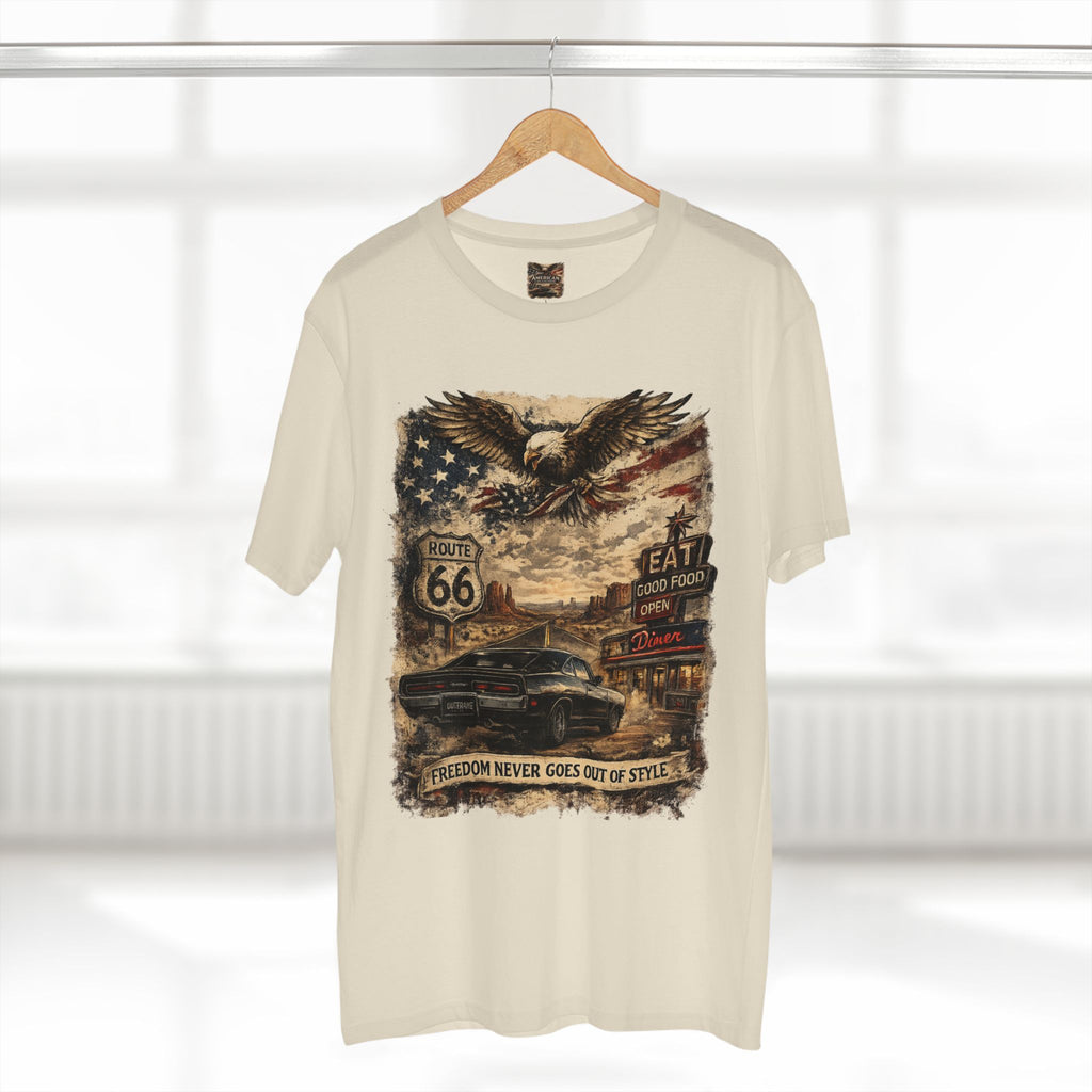 Freedom Never Goes Out of Style – Vintage American Muscle Car T-Shirt